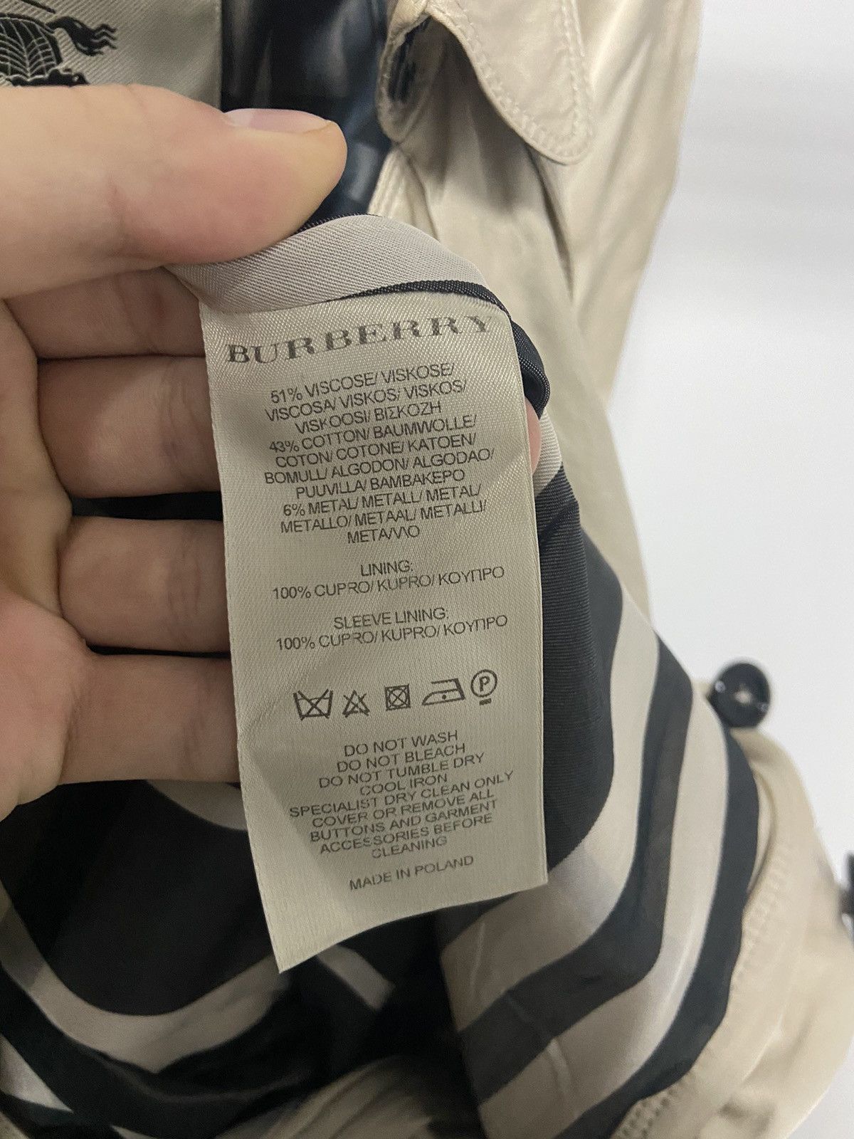 Burberry × Vintage Burberry trench coat womens nova check vintage luxury jacket Size L / US 10 / IT 46 - 6 Thumbnail