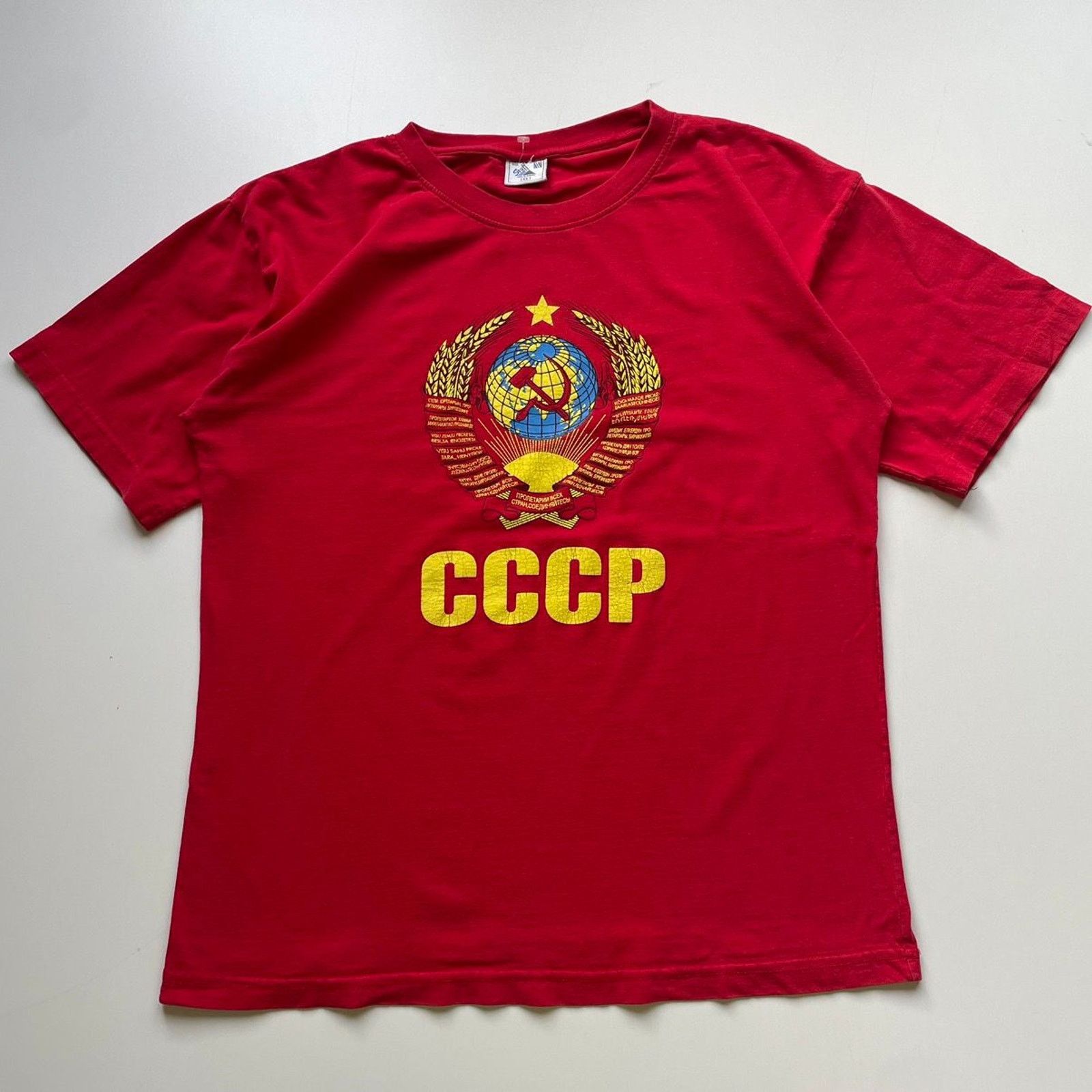 Vintage Vintage 90s Russian Soviet Union CCCP Graphic T Shirt Large Size US L / EU 52-54 / 3 - 1 Thumbnail