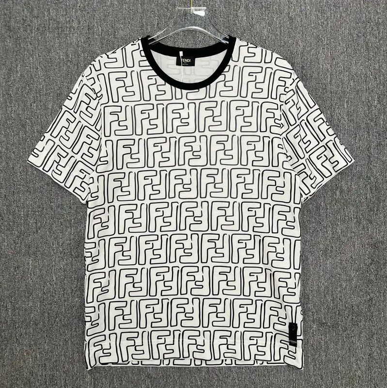 Fendi Fendi White Cotton Men's T-Shirt XS Size 0089 Size US XS / EU 42 / 0 - 1 Thumbnail