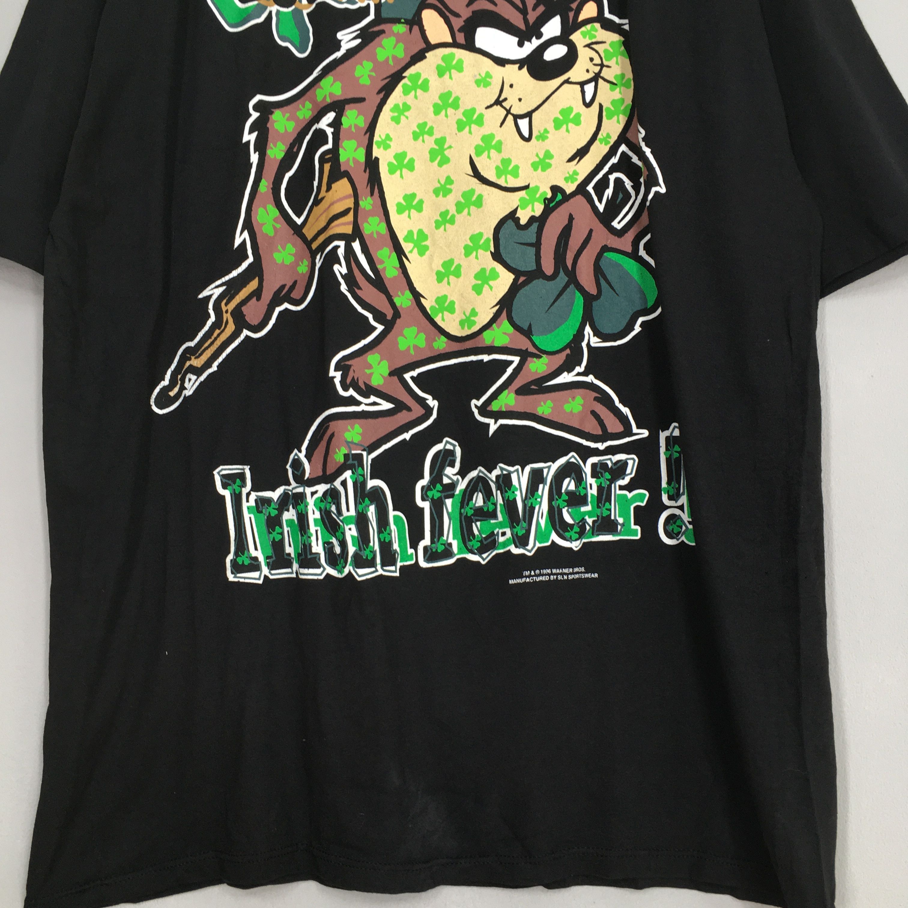 Cartoon Network × Vintage × Warner Bros Vintage 90s Looney Tunes Tazmania Tshirt Xlarge Size US XL / EU 56 / 4 - 3 Thumbnail