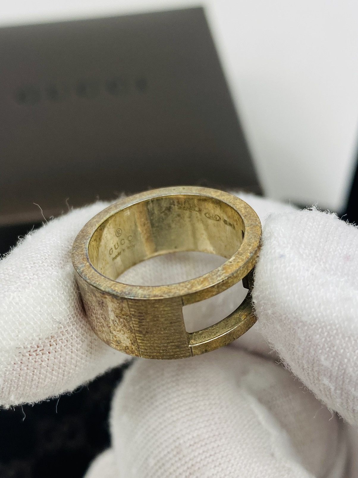 Gucci Gucci .925 Silver G Ring Size IT 11 Size ONE SIZE - 5 Thumbnail