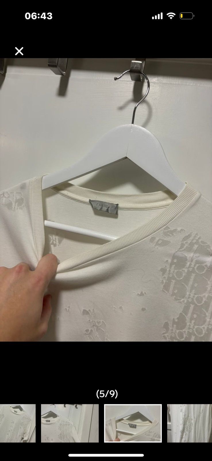 Dior Dior logo tee Size US L / EU 52-54 / 3 - 5 Thumbnail