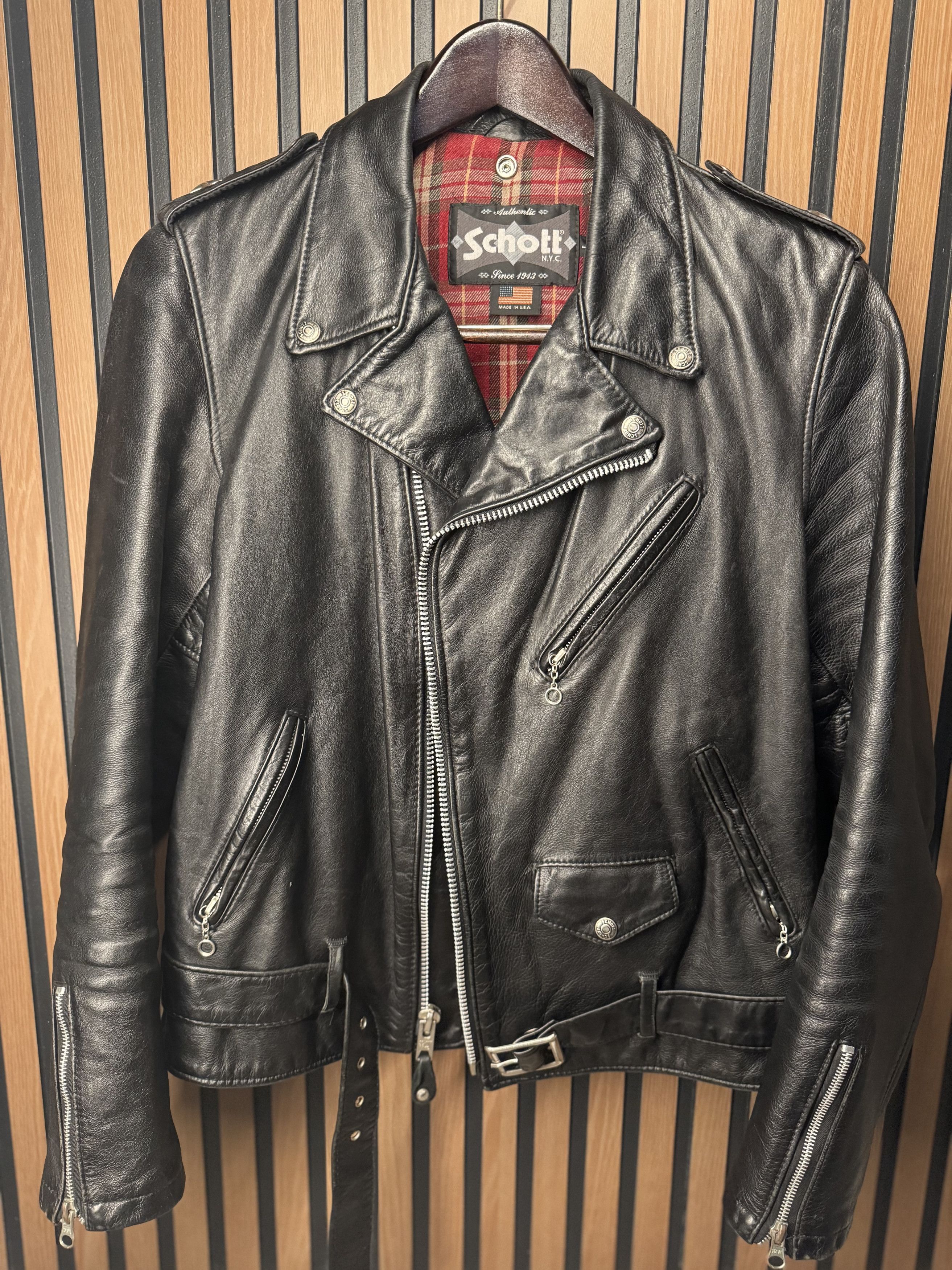 Schott Vintage Limited Run Schott NYC 613 One Star Leather