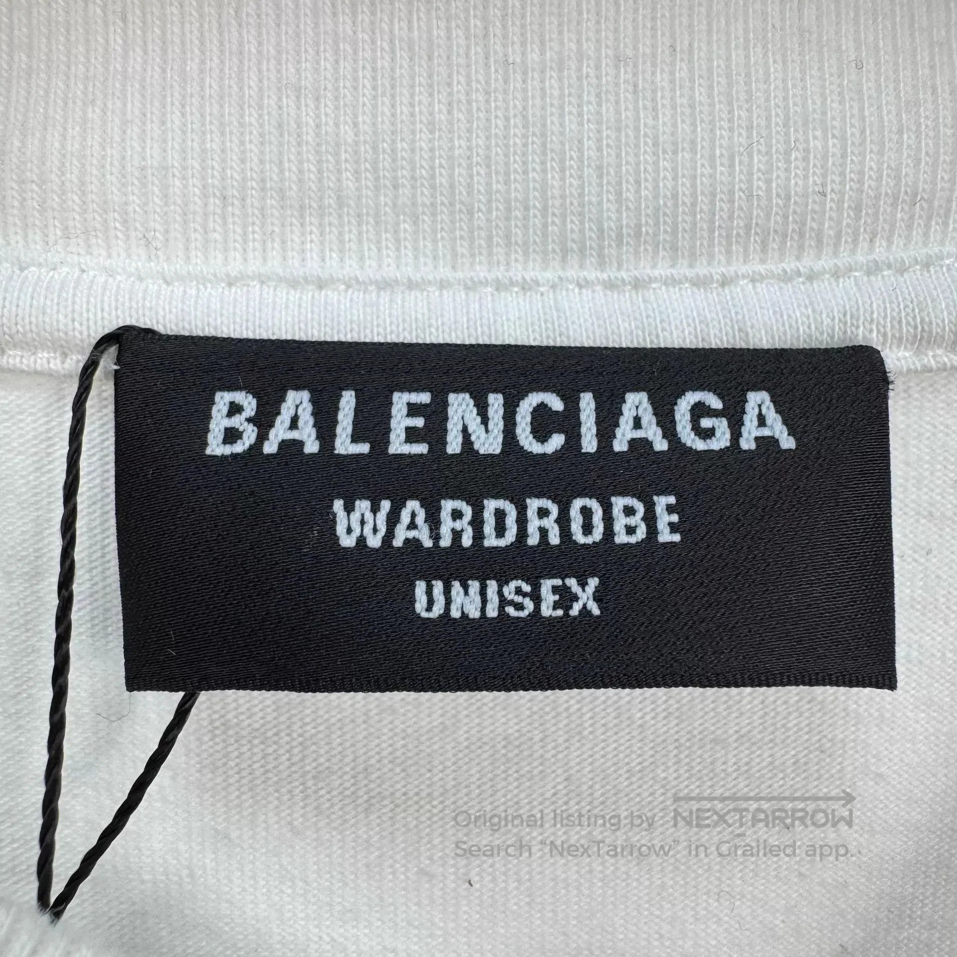 Balenciaga White Short Sleeve Oversized T. Size US S / EU 44-46 / 1 - 5 Thumbnail