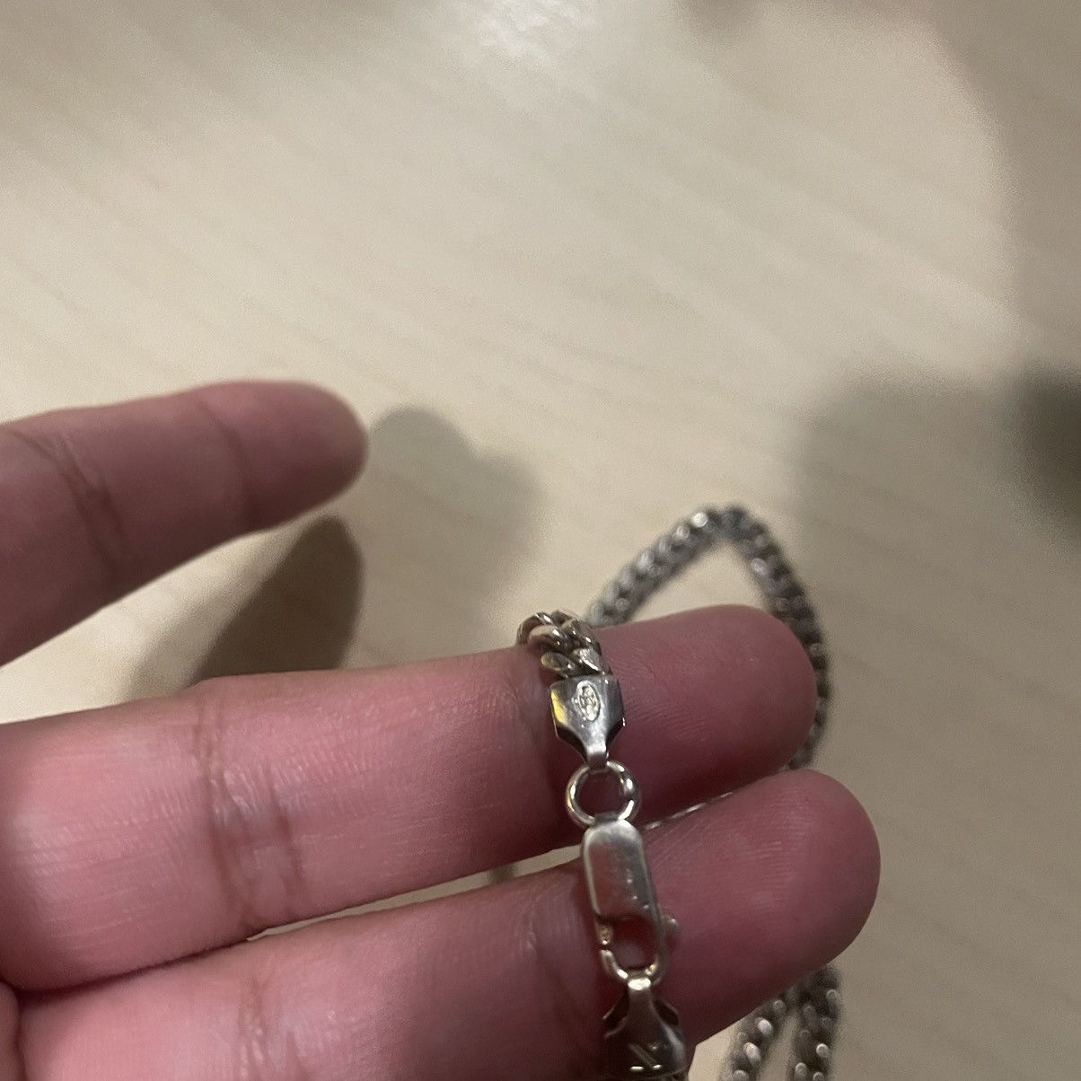 Sterling Silver Rare .925 Silver Chain & Cross Pendant Size ONE SIZE - 5 Thumbnail