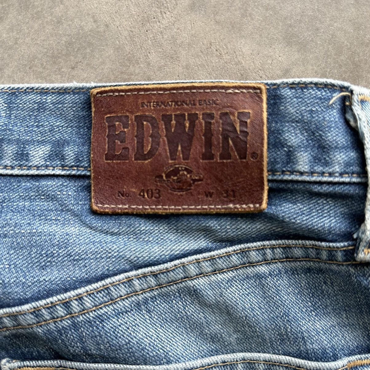 Japanese Brand Vintage Edwin Faded Rusty Denim Jean Pant W32 Size US 32 / EU 48 - 15 Thumbnail
