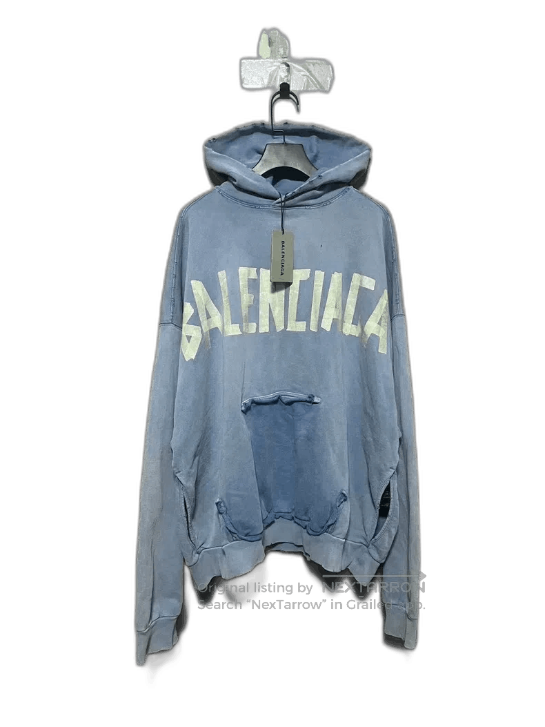 Balenciaga Balenciaga's new smoggy blue duct tape hoodie. Size US M / EU 48-50 / 2 - 1 Thumbnail