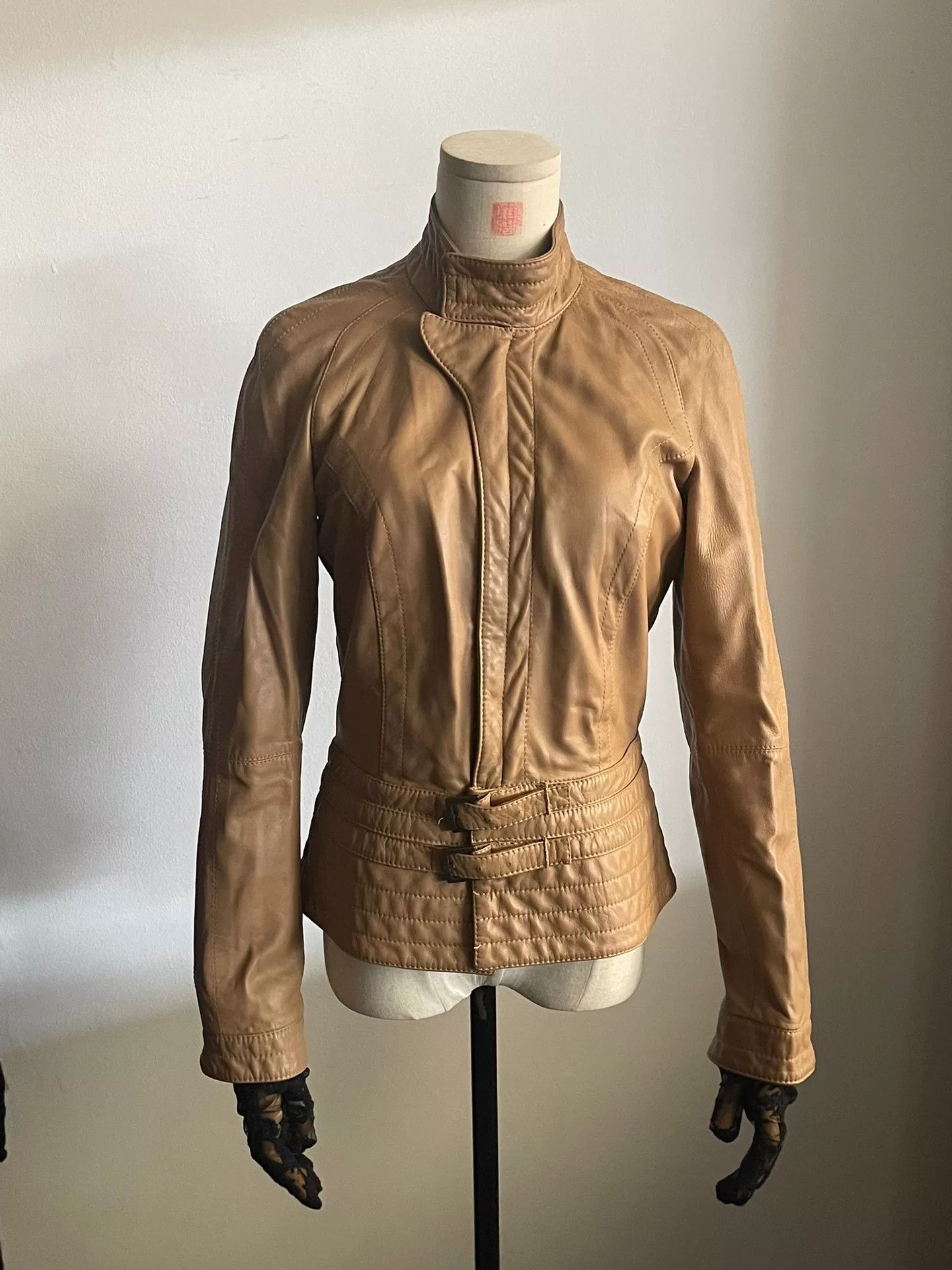 Dirk Bikkembergs Dirk Bikkembergs Leather Jacket Size US XXS / EU 40 - 1 Thumbnail