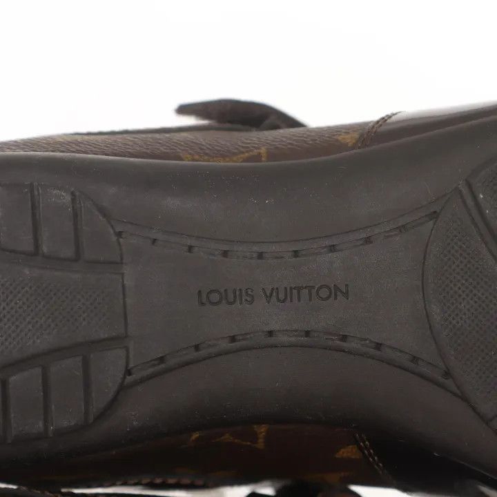 Louis Vuitton Louis Vuitton Fashionable Brown Leather Sneakers -2508 Size US 5 / EU 37 - 4 Thumbnail