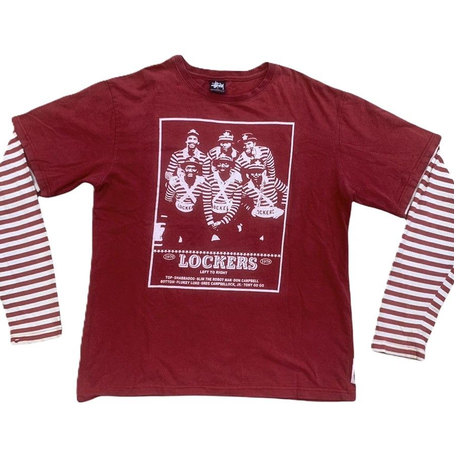 Stussy Vintage Stussy X The Lockers American Street Dance T-Shirt Size US XL / EU 56 / 4 - 3 Thumbnail