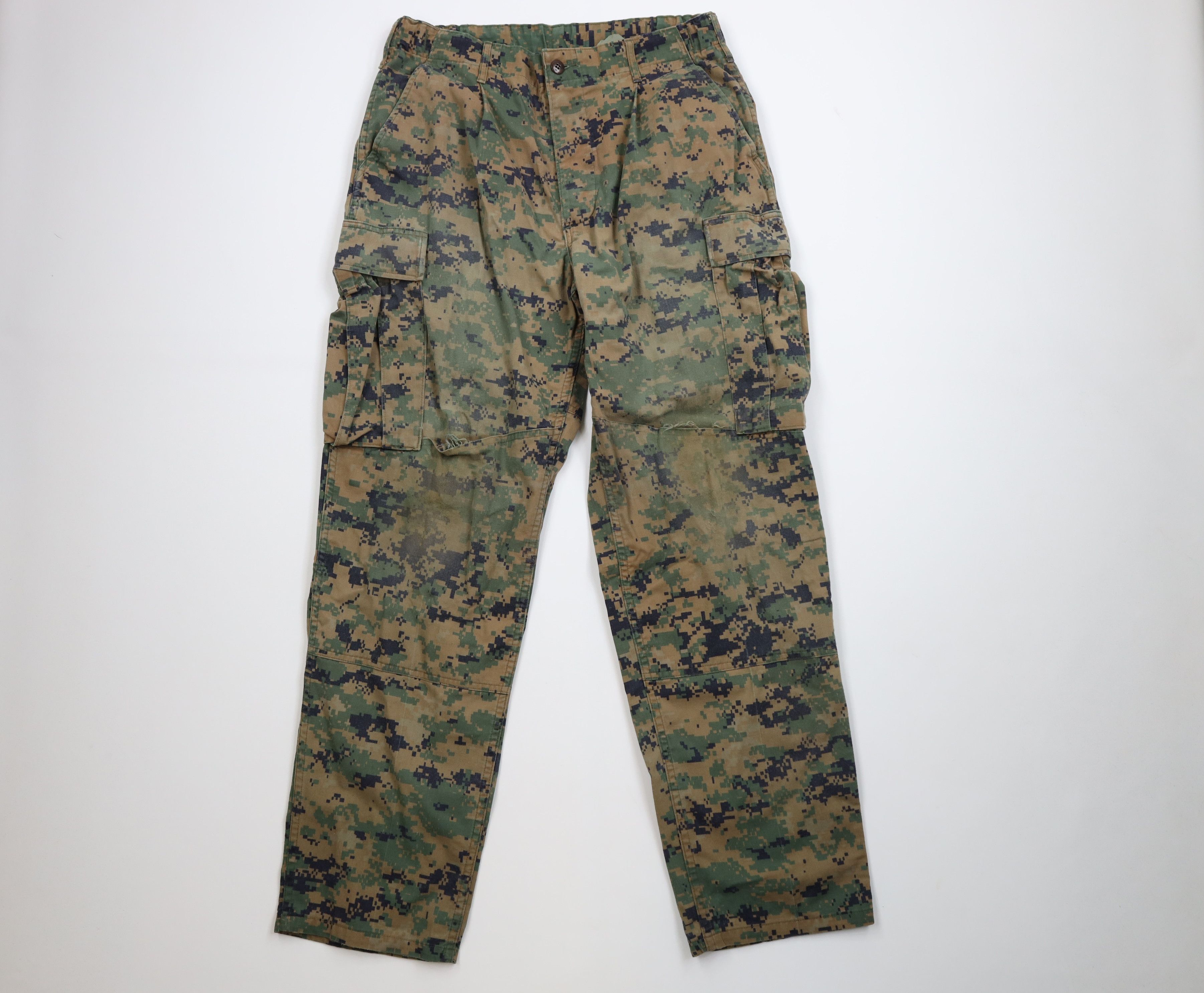 Vintage Vintage Y2K 2001 USGI USMC Marpat Camouflage Cargo Pants USA Size US 34 / EU 50 - 1 Thumbnail