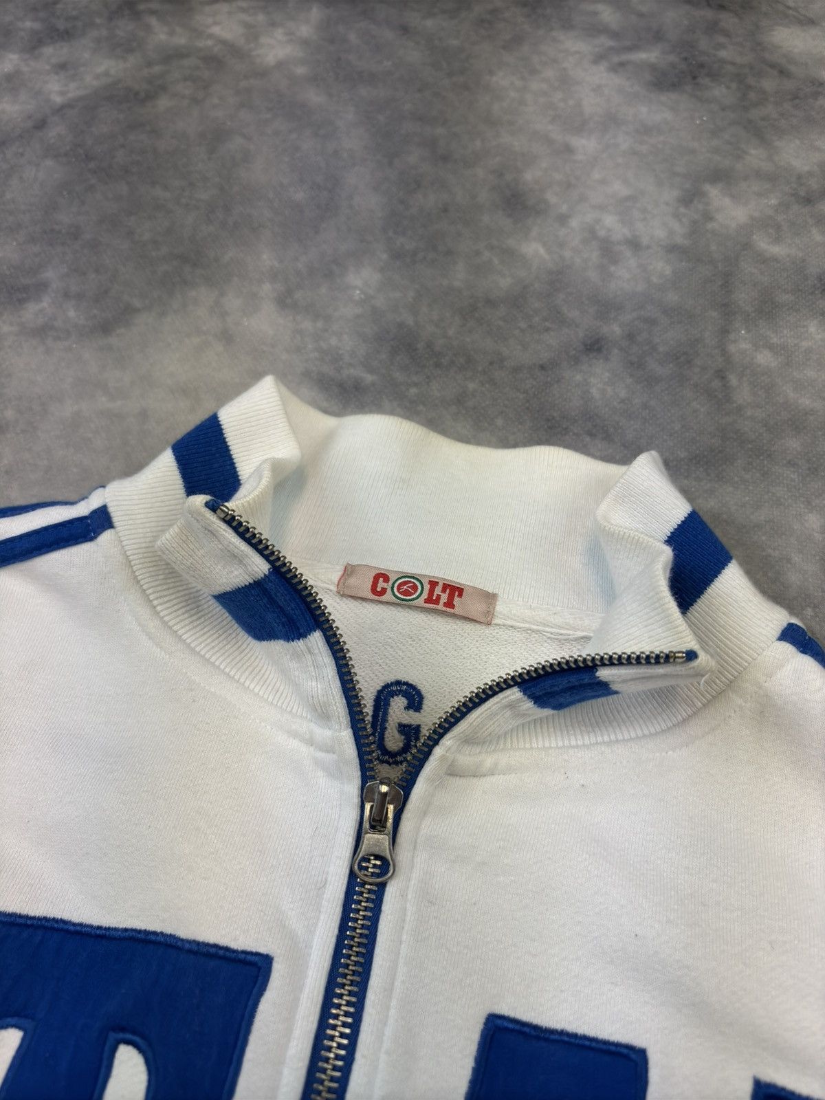 Vintage Italy Fiat Embroidered Big Logo Italia Zip Up Track Jacket Size US M / EU 48-50 / 2 - 3 Thumbnail
