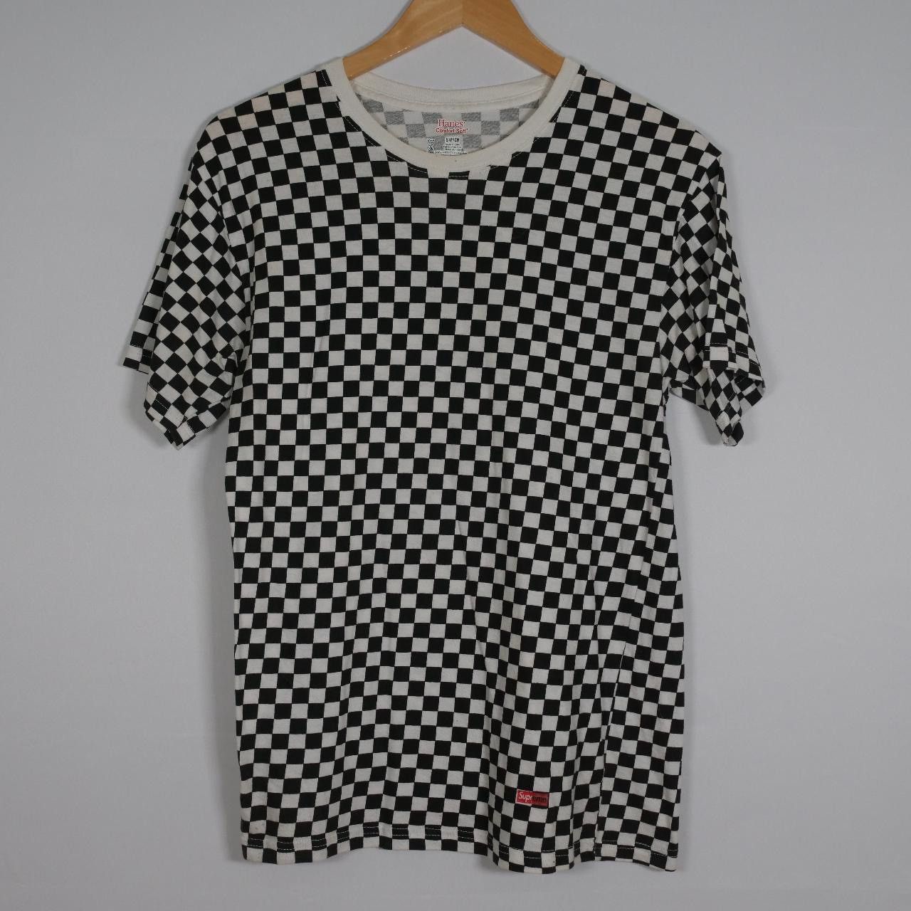 Hanes × Supreme 2-PACK - Supreme Hanes Checkerboard Tee Size US S / EU 44-46 / 1 - 1 Thumbnail