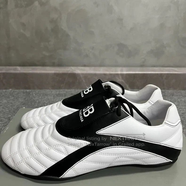 Balenciaga Balenciaga's latest white leather stylish low. Size US 9.5 / EU 42-43 - 3 Thumbnail