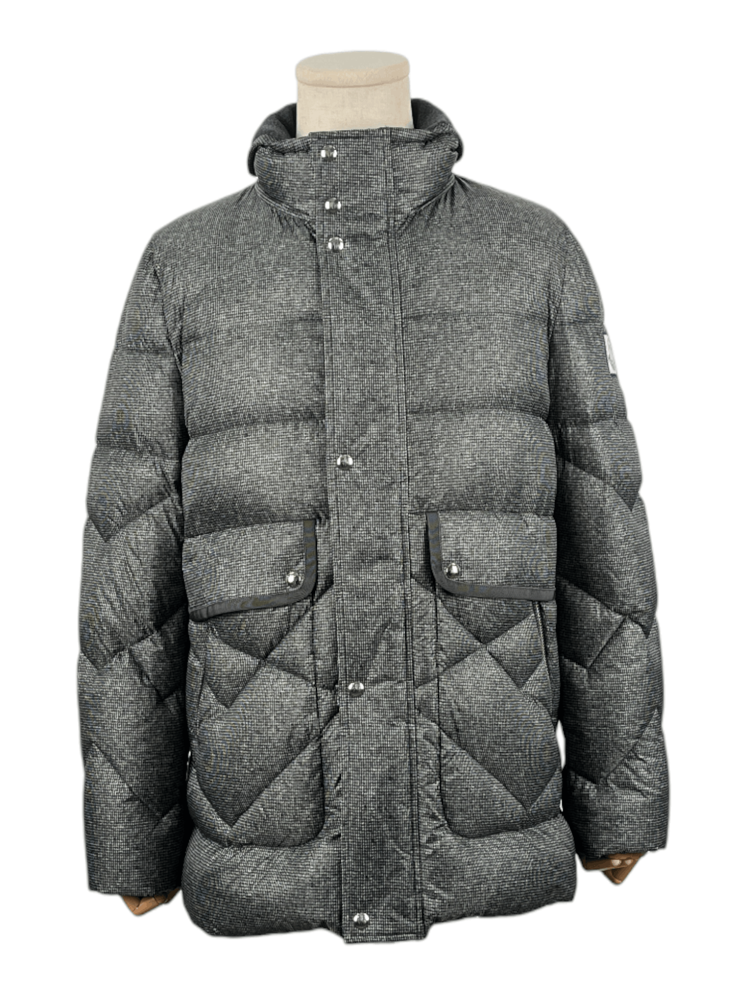 Moncler Gamme Bleu Moncler Grey Puffer Parka Jacket Size US XL / EU 56 / 4 - 1 Thumbnail