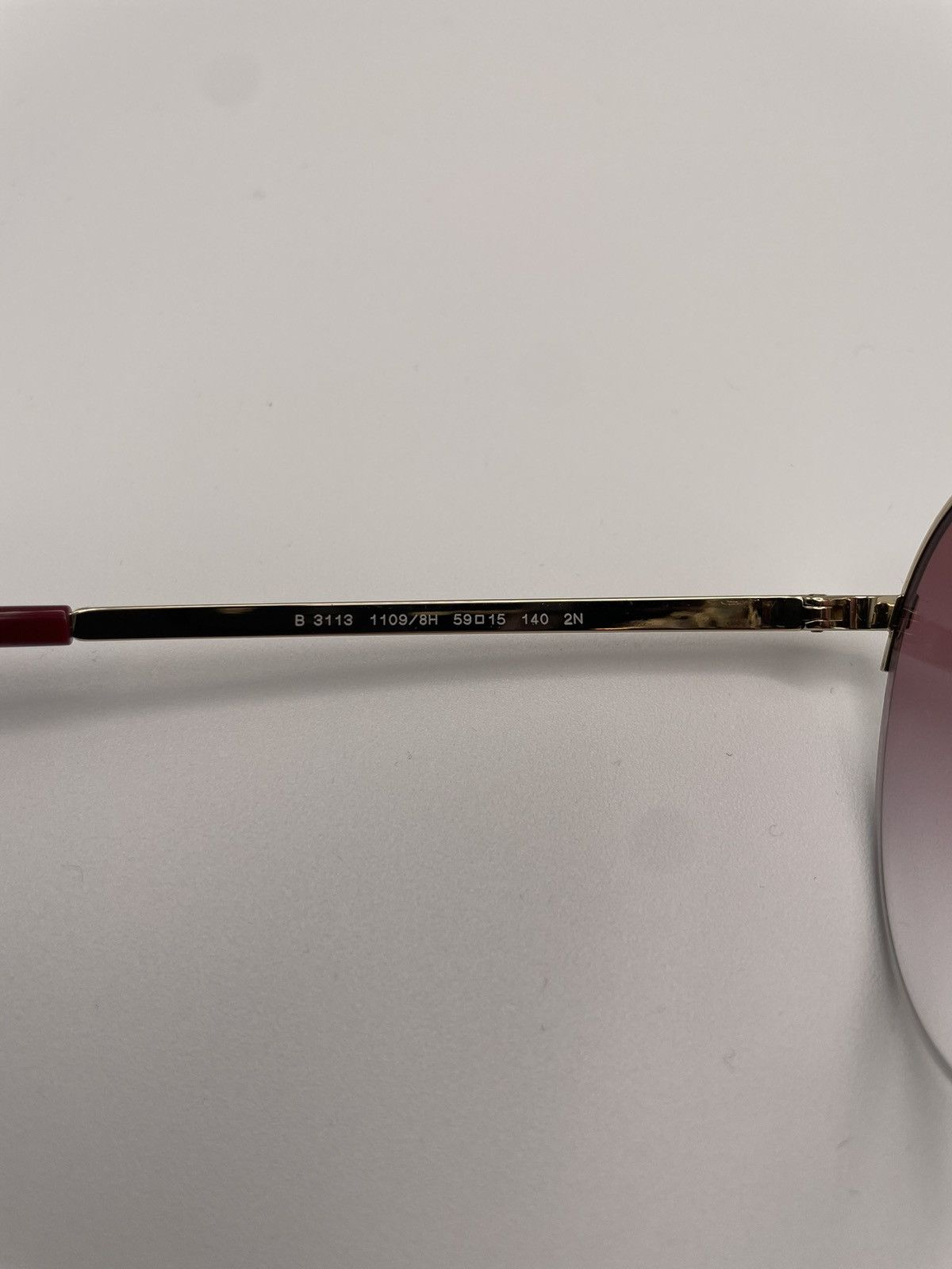 Burberry Burberry Aviator Sunglasses Size ONE SIZE - 8 Thumbnail