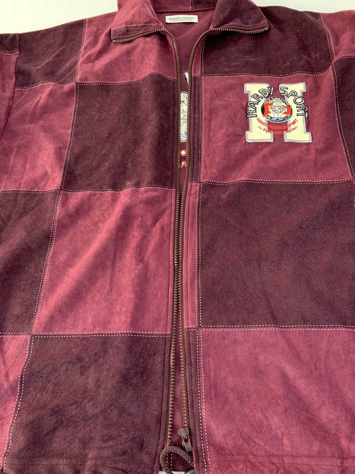Other Hardy Amies Sport London England Checked Zipper Jacket Size US L / EU 52-54 / 3 - 6 Thumbnail