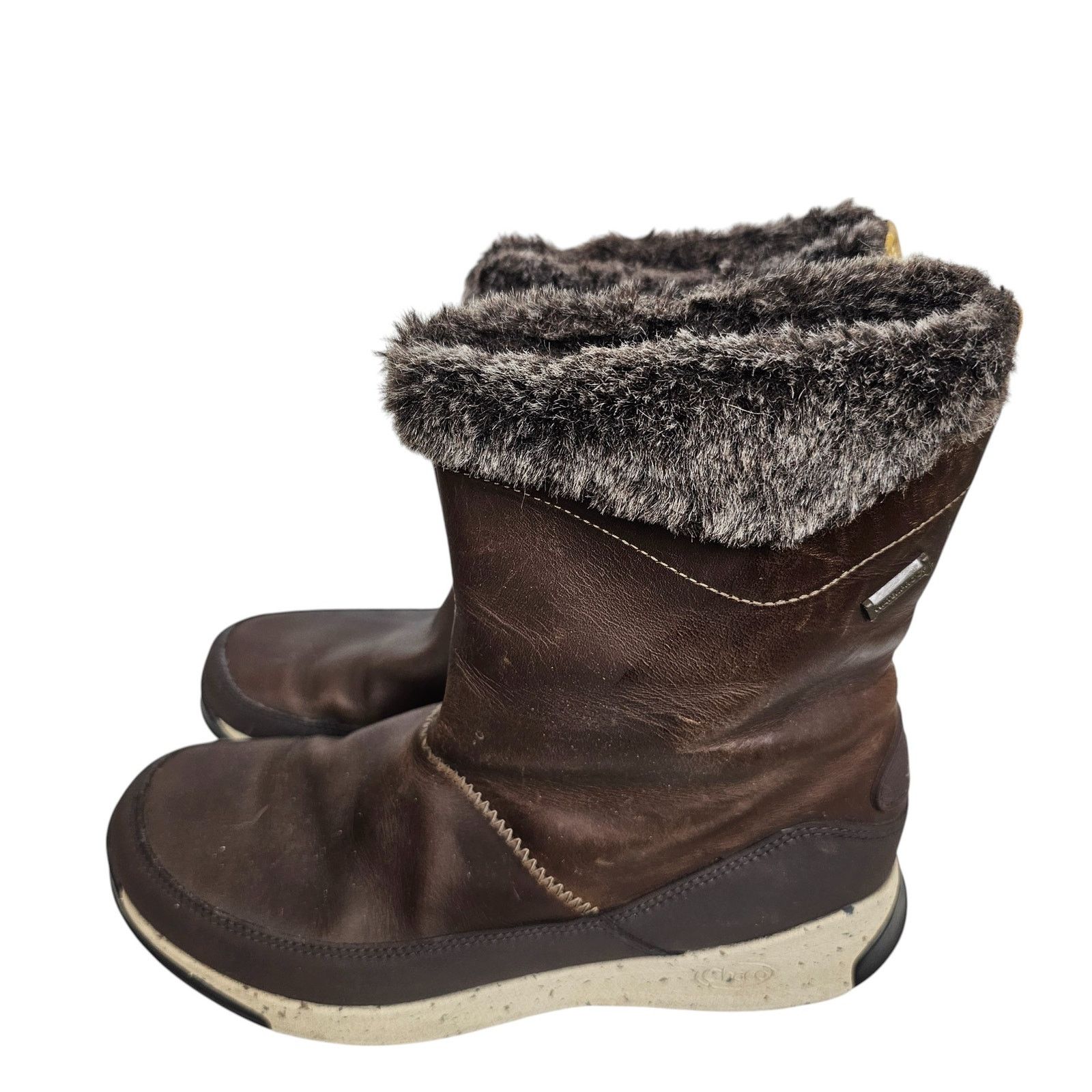 Chaco Chaco Womens Borealis Mid Waterproof Leather Boots 8.5 Hike Size US 8.5 / IT 38.5 - 5 Thumbnail