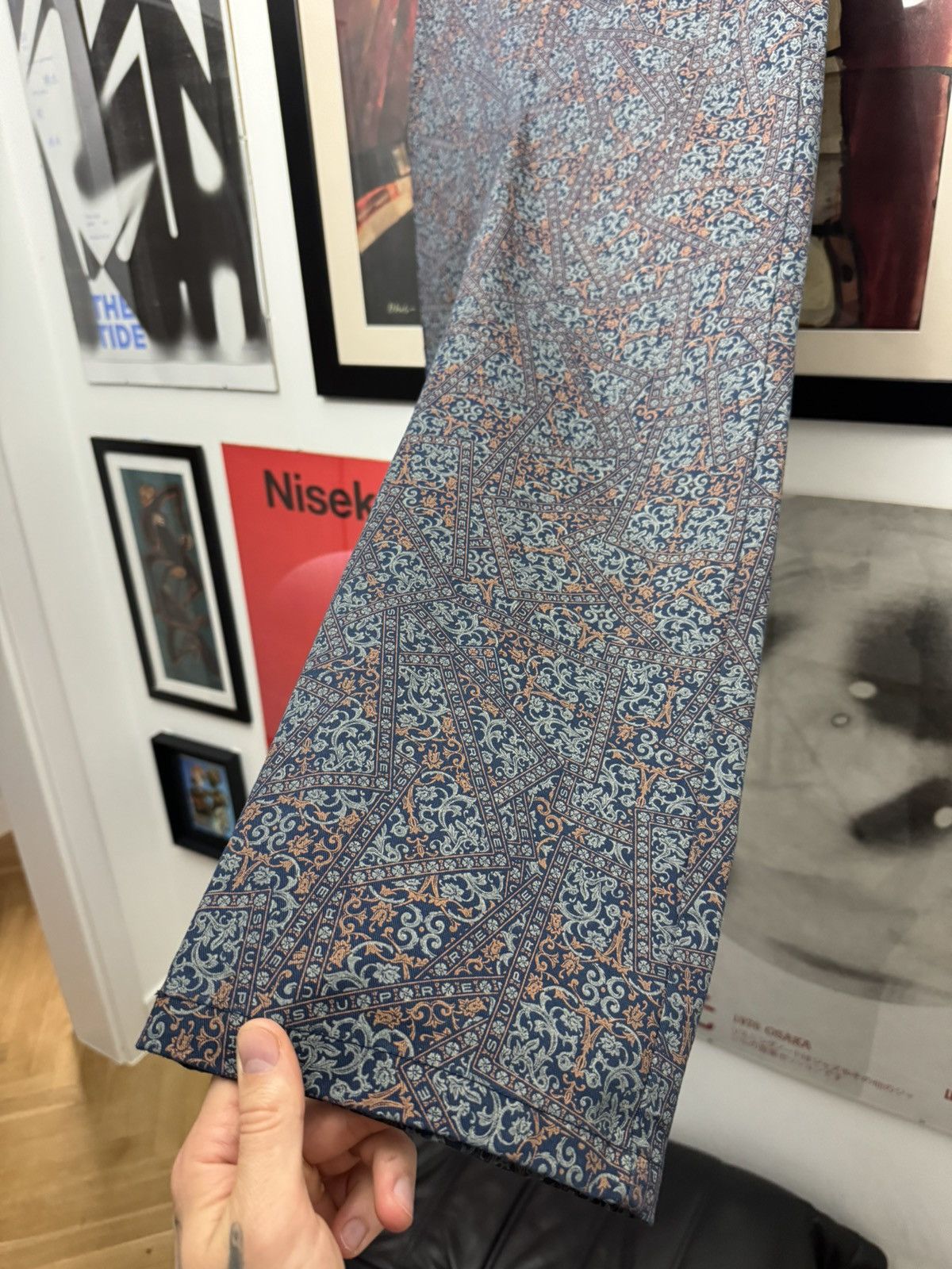 Supreme Supreme Work Pant Fullprint Floar Paisley Skate Streetwear Size US 30 / EU 46 - 5 Thumbnail