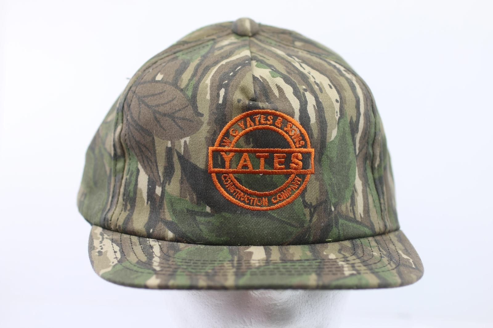 The Hundreds Vintage Yates Construction Camo Snapback Hat Made USA Cap Size ONE SIZE - 1 Thumbnail