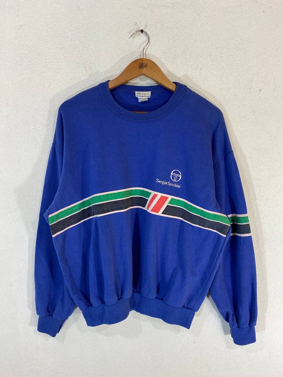 Sergio Tacchini vintage sergio tacchini sweatshirt very nice design Size US L / EU 52-54 / 3 - 1 Thumbnail