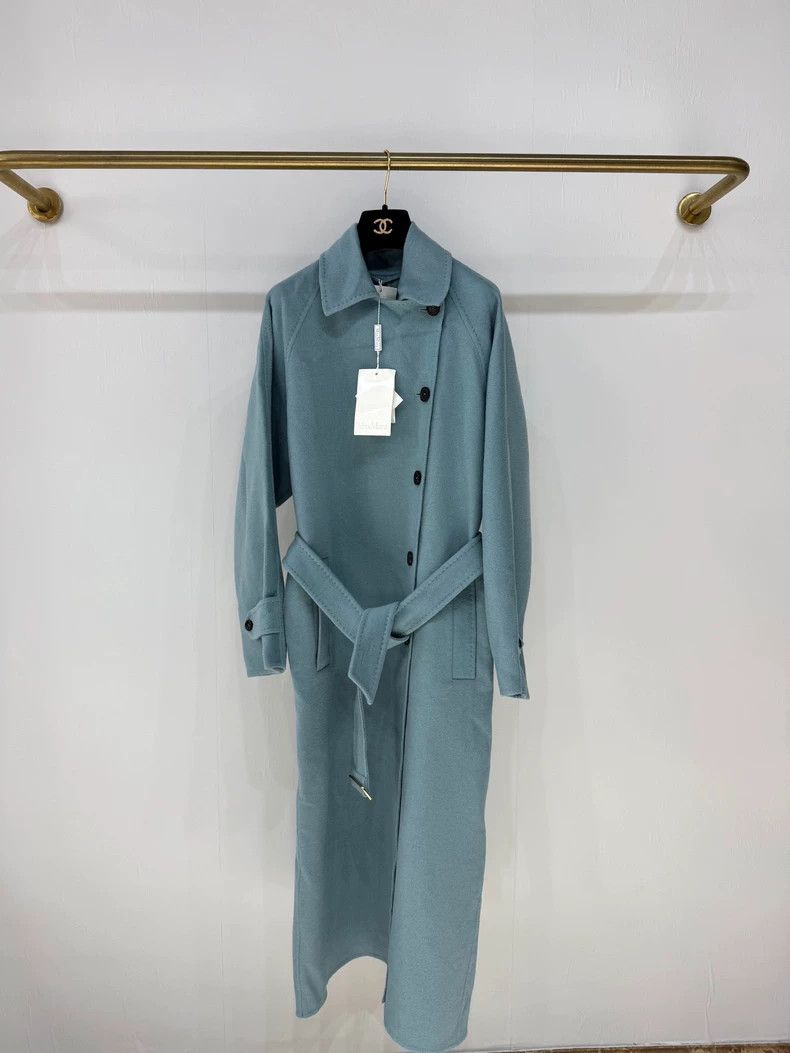Max Mara Max Mara Haze blue osol 100% camel hair coat Size L / US 10 / IT 46 - 1 Thumbnail