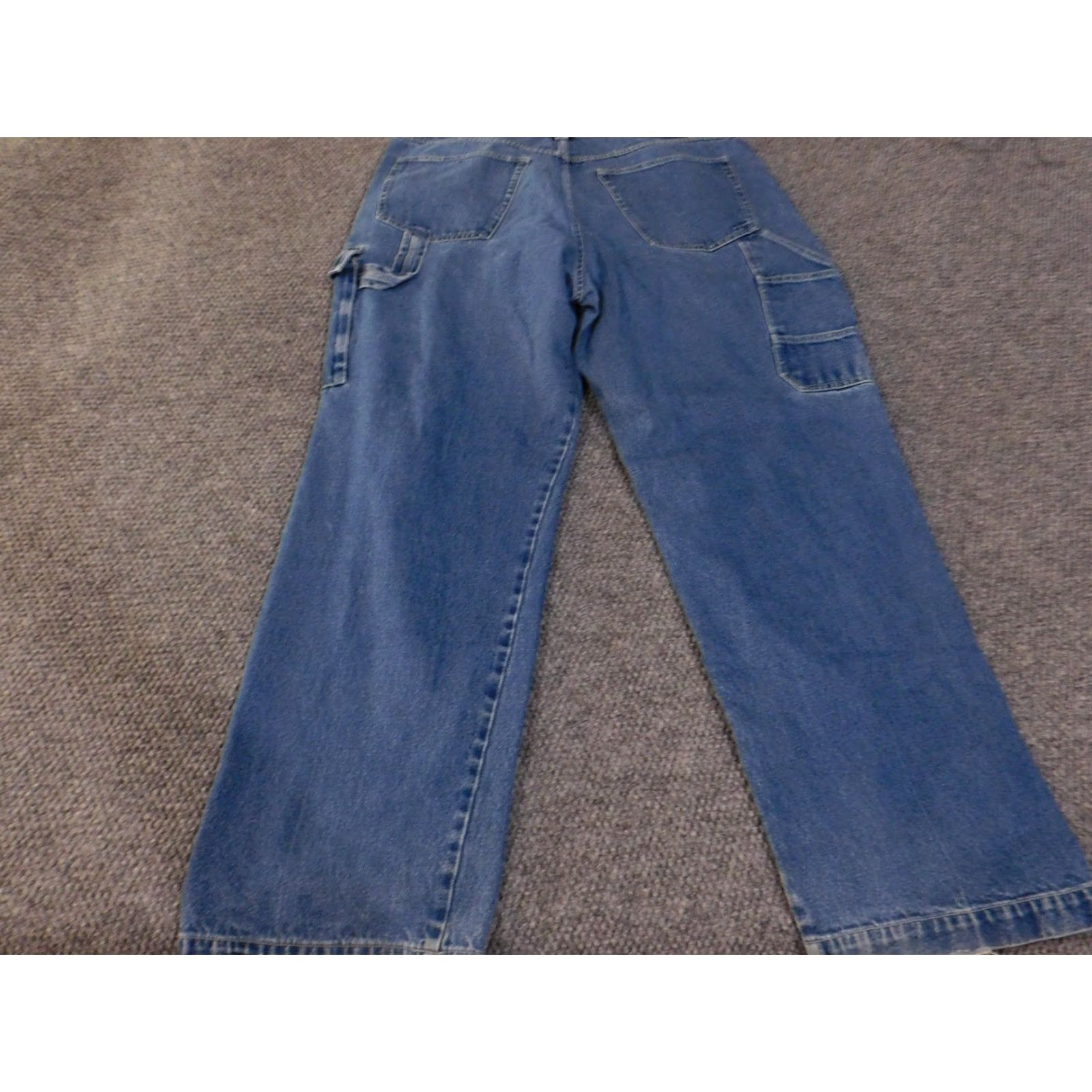 Fubu VINTAGE FUBU Jeans Mens 40x34 Blue Denim Carpenter Pants Baggy Hip Hop Pockets Y2K Style Mens Size US 40 / EU 56 - 6 Thumbnail