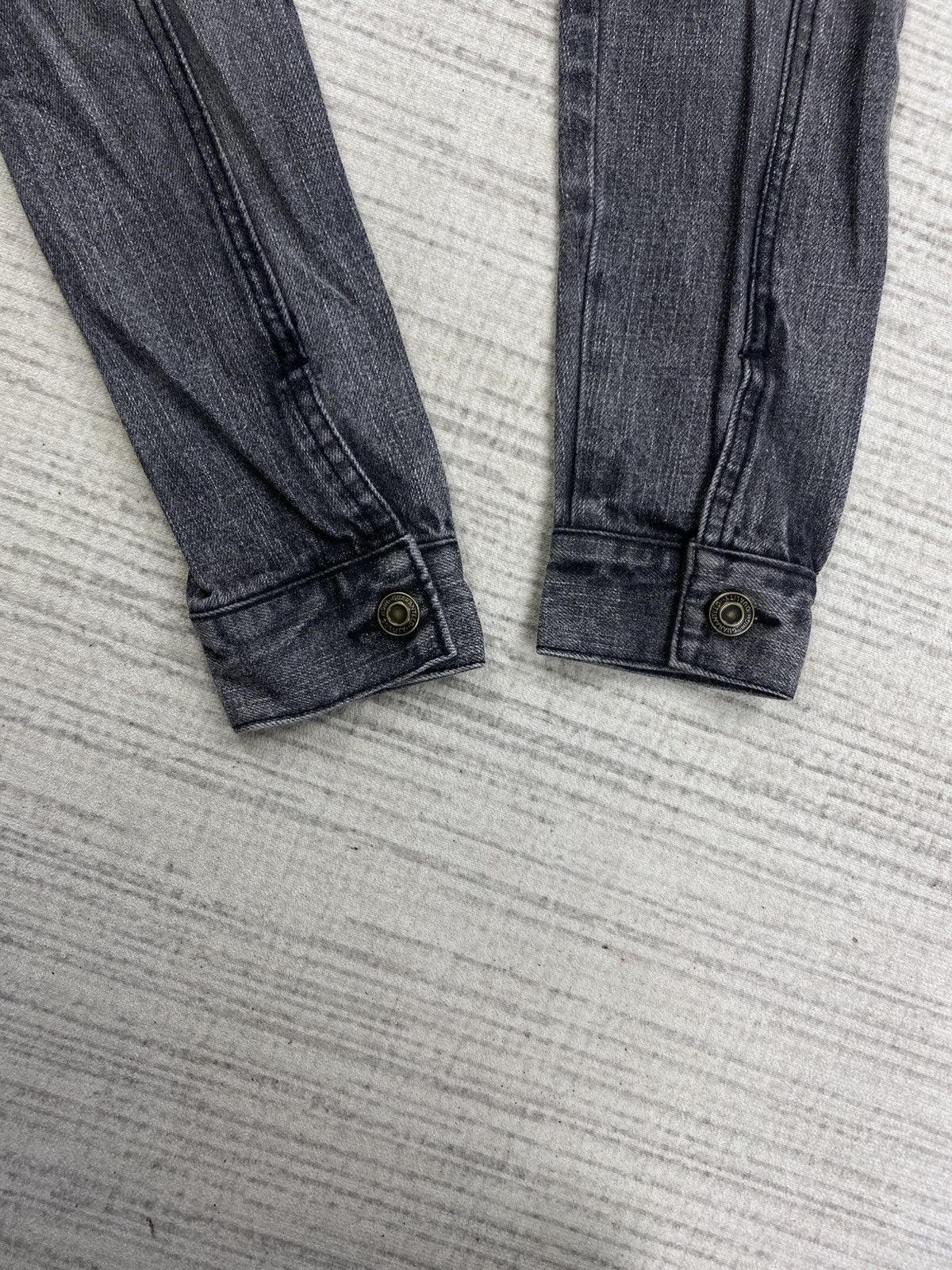 If Six Was Nine × Vintage Vintage Clef De Sol Distressed Style Denim Trucker Jacket Size US S / EU 44-46 / 1 - 10 Thumbnail