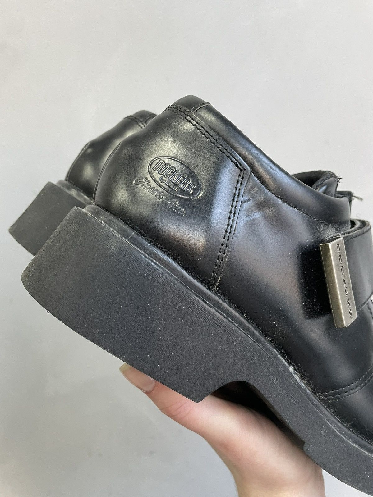 New Rock Opium black platform boots hype new rock style y2k Size US 9 / EU 42 - 4 Thumbnail