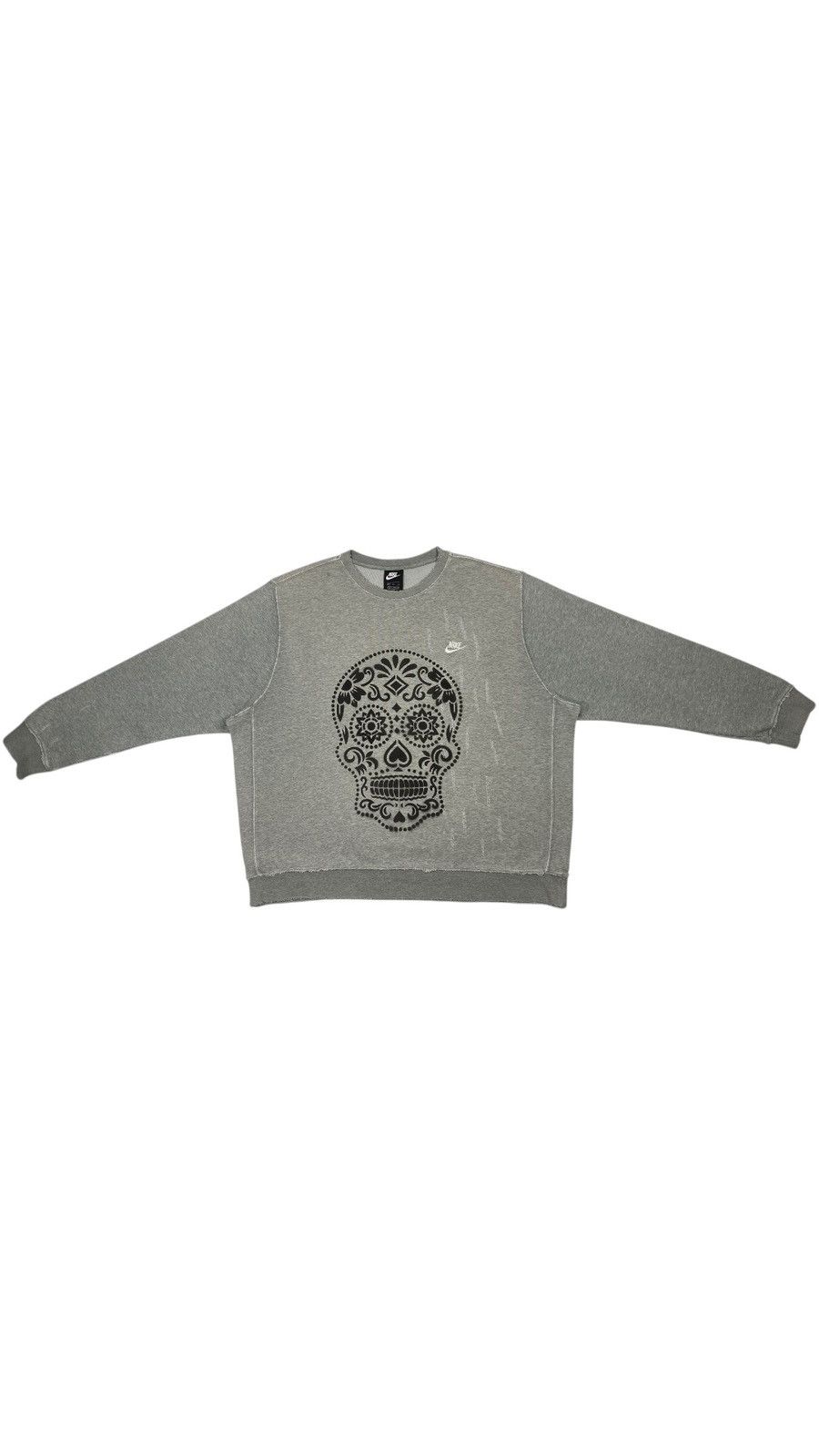 Nike Nike Distressed Mexican Skull Oversized Custom Sweatshirt Size US XXL / EU 58 / 5 - 3 Thumbnail