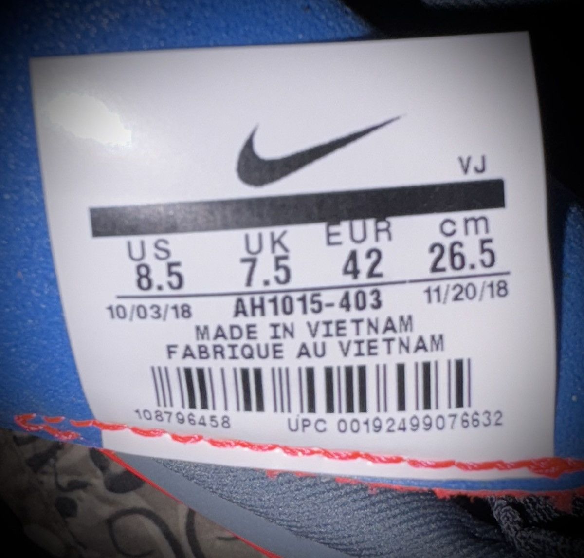 Nike Nike Odyssey React Flyknit 2 Men’s 8.5 Size US 8.5 / EU 41-42 - 8 Thumbnail