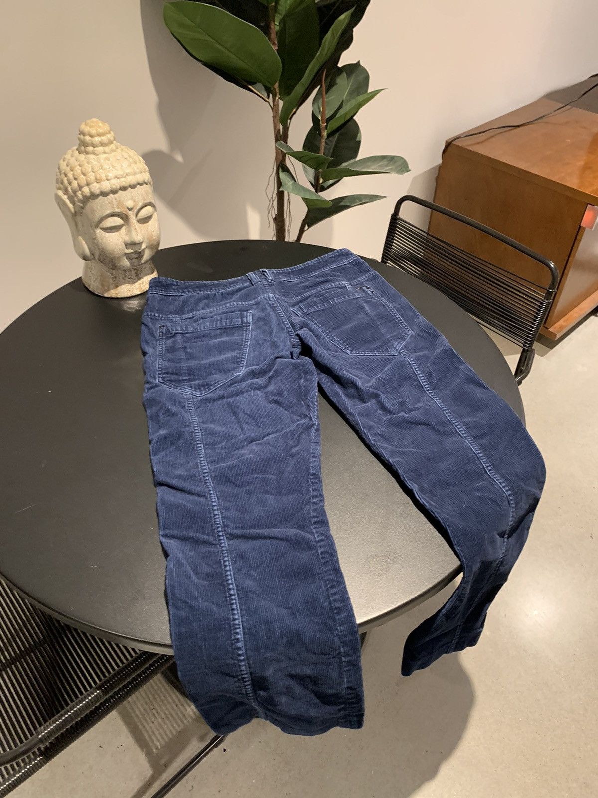 Le 31 × Vintage Navy blue corduroy pants Size US 29 - 2 Thumbnail