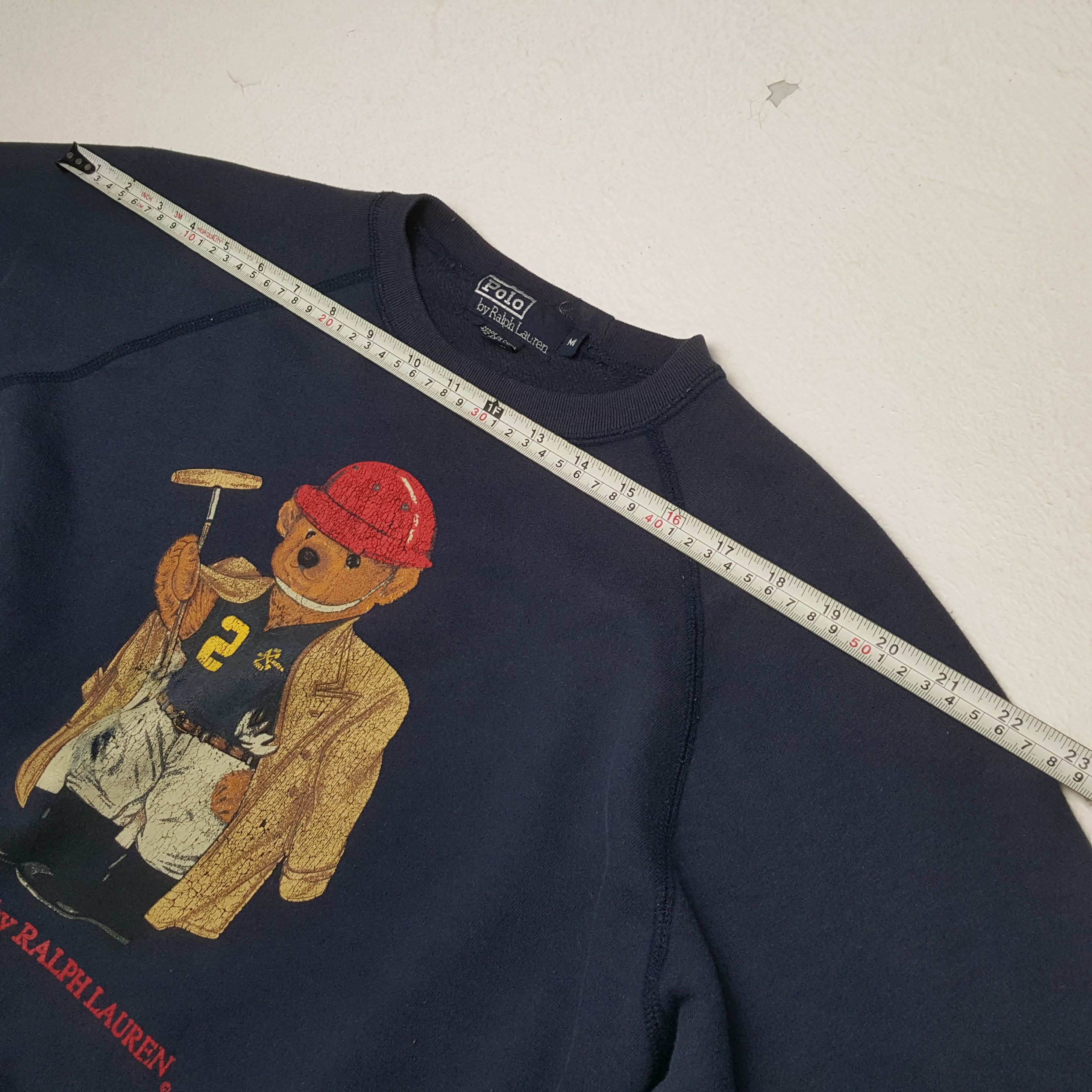 Polo Ralph Lauren × Vintage POLO BEAR by RALPH LAUREN Fashion Style Swetashirt Size US M / EU 48-50 / 2 - 4 Thumbnail