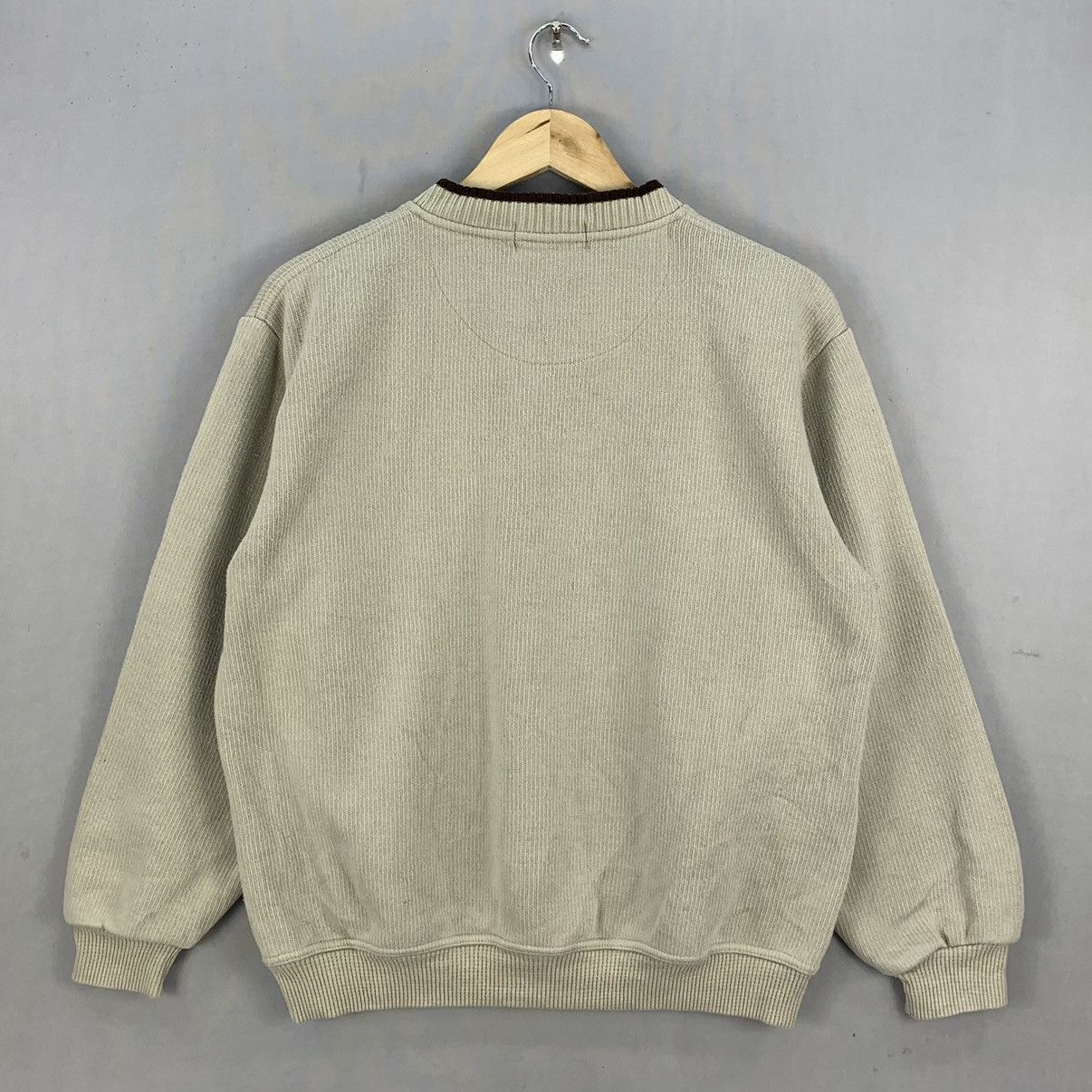 Japanese Brand Claudio Valentino Paris Vintage Pullover Sweatshirt Size US L / EU 52-54 / 3 - 3 Thumbnail