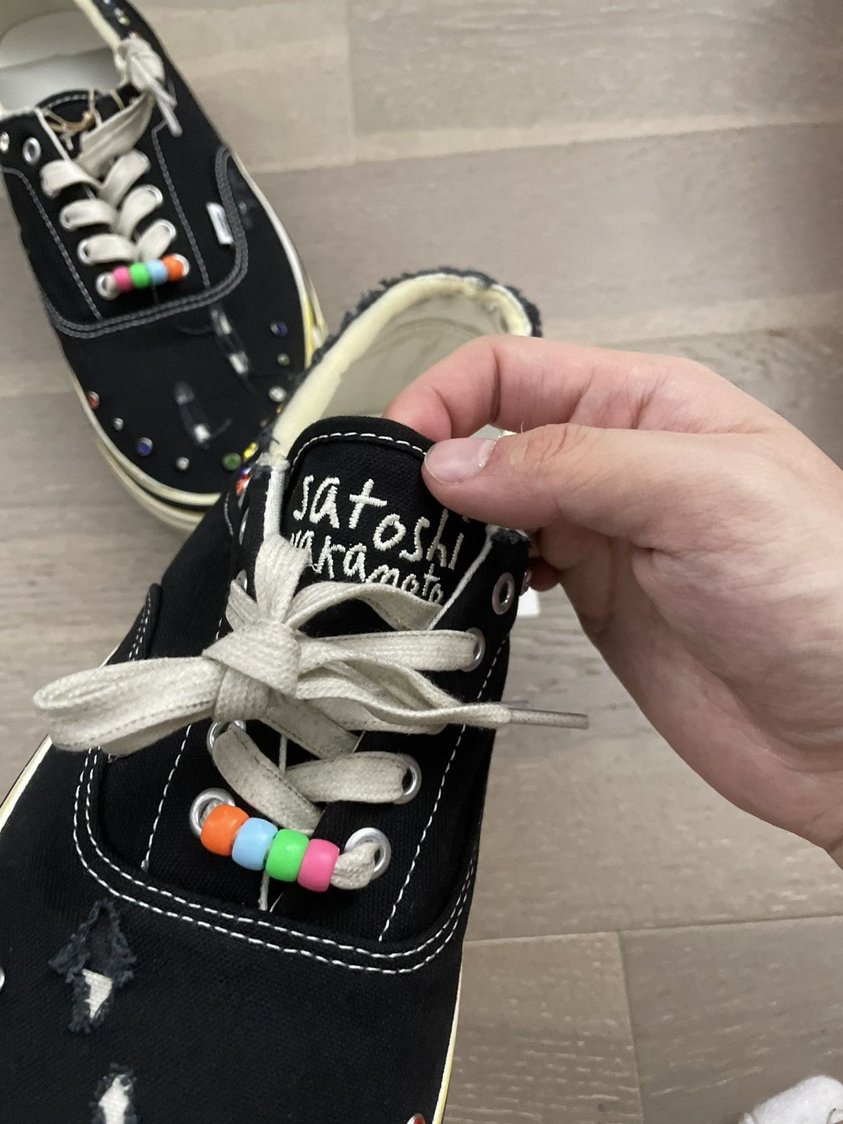 Satoshi Nakamoto × Vans Satoshi Nakamoto OTW Old Skool Vans Pearlized Size US 13 / EU 46 - 7 Thumbnail