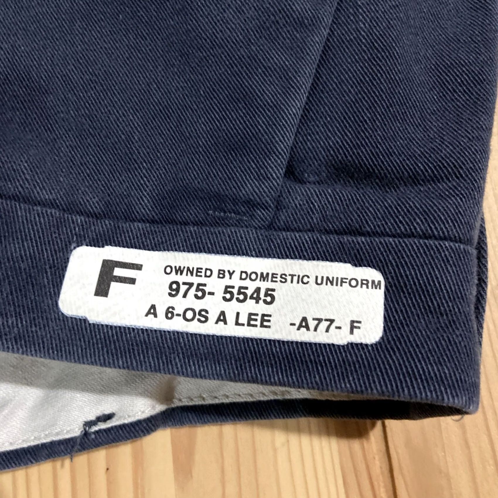 Vintage Bulwark FR Pants Mens 40 Navy Blue Cotton Straight Fire Resistant 40 Size US 38 / EU 54 - 2 Thumbnail