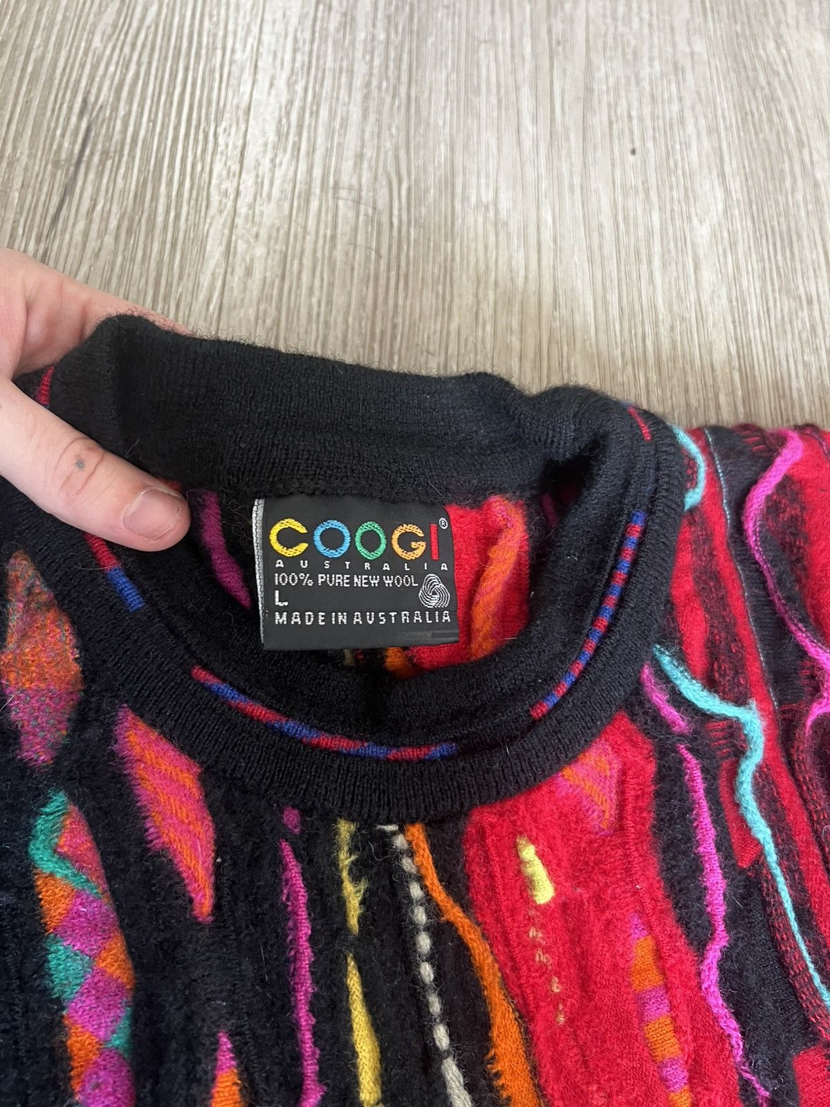 Coogi Coogi 3D knit mercerized cotton crewneck sweater Size US L / EU 52-54 / 3 - 4 Thumbnail