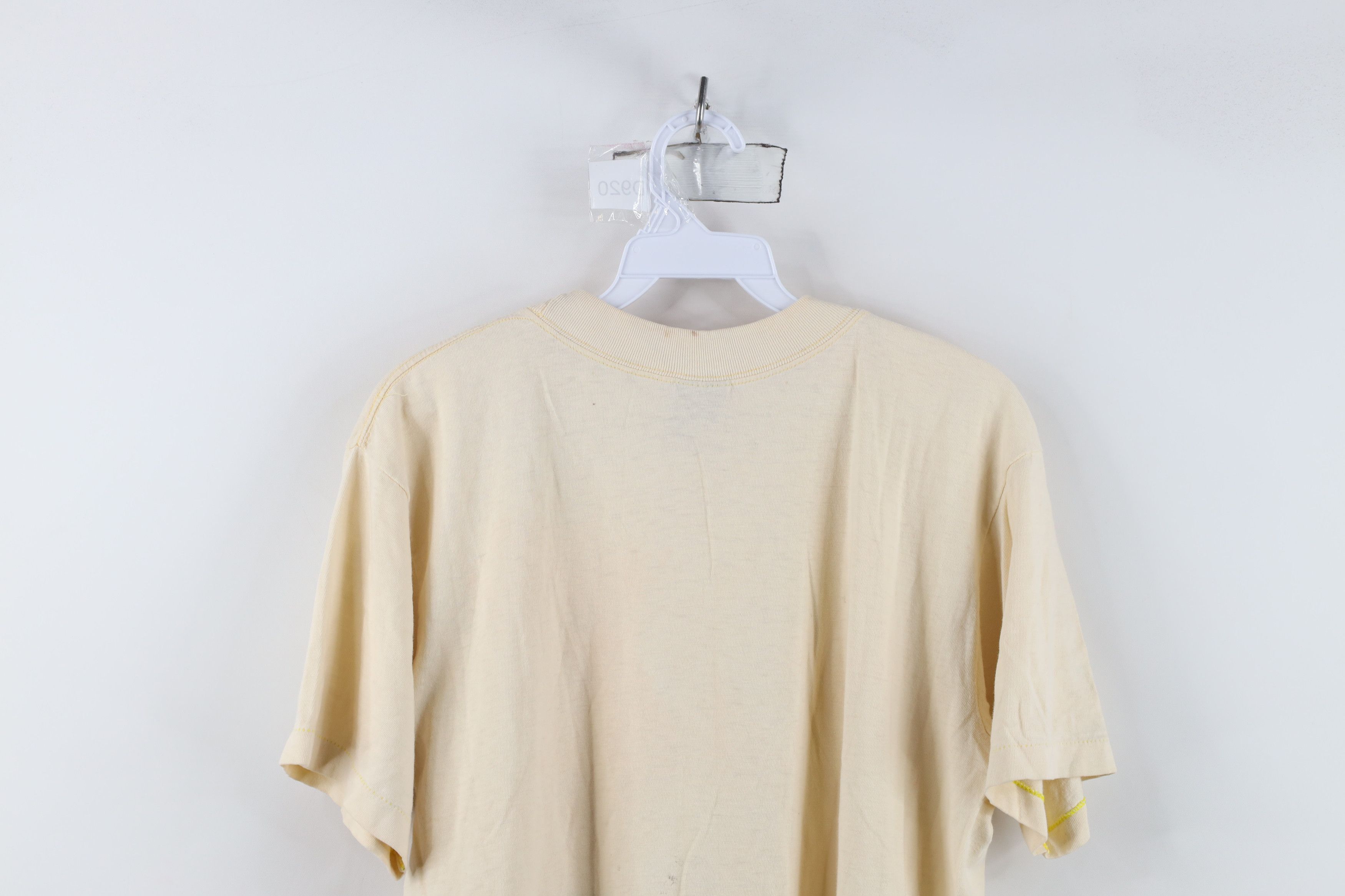 Vintage Vintage 80s Education Our Best Defense T-Shirt Beige USA Size US M / EU 48-50 / 2 - 14 Thumbnail
