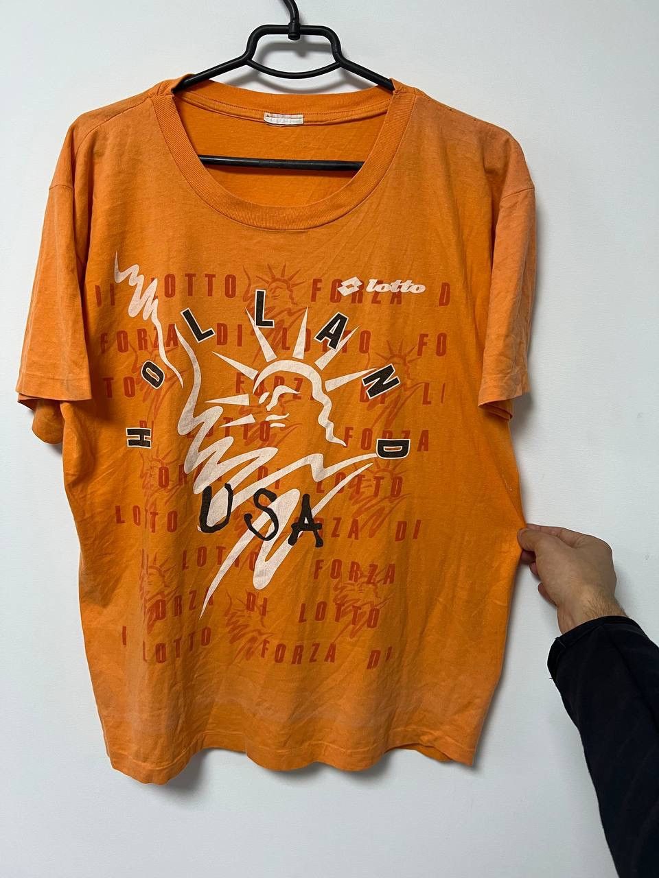 Other Vintage Netherland World Cup 1994 USA Holland T shirt XL Size US XL / EU 56 / 4 - 1 Thumbnail
