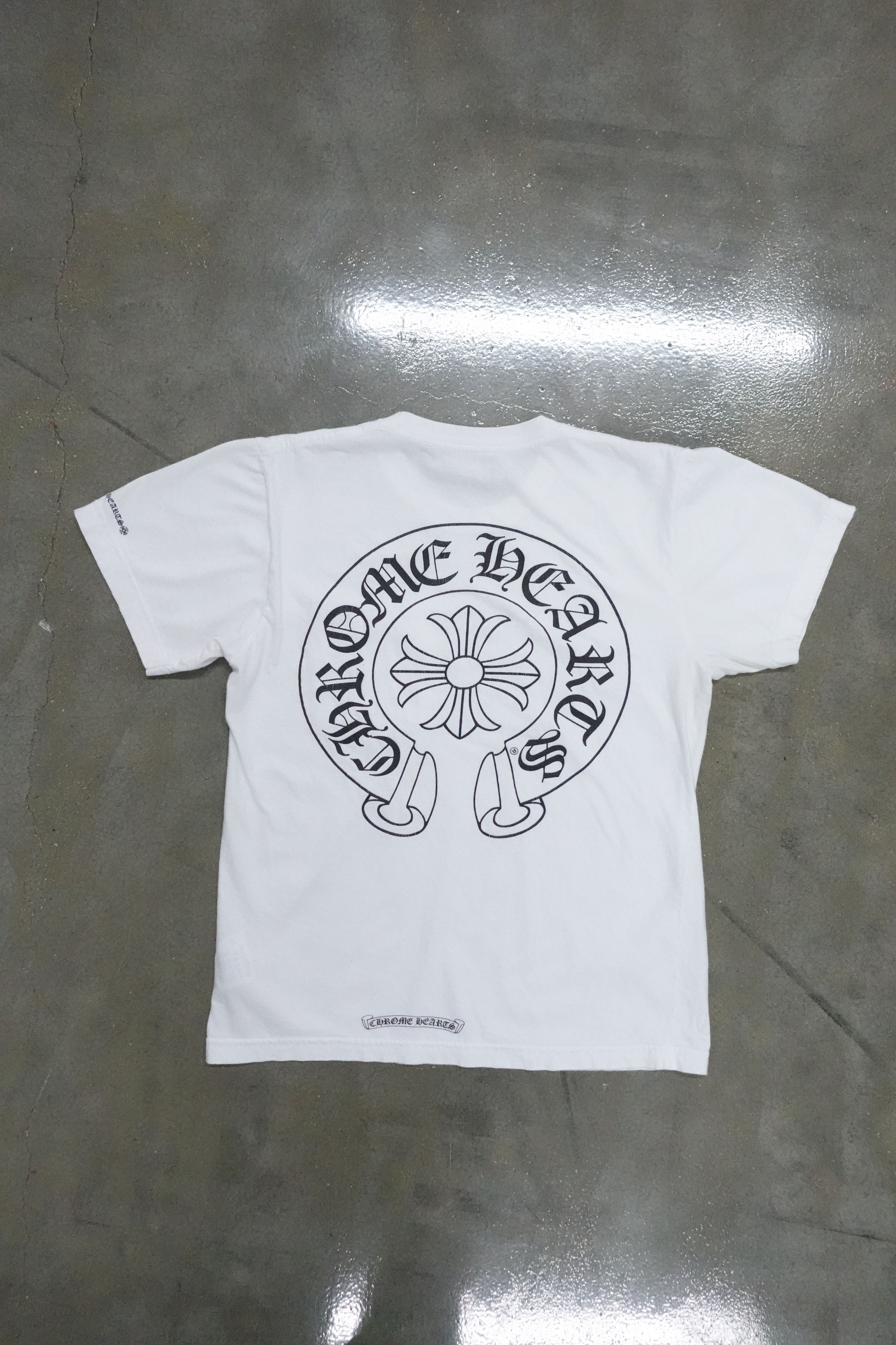 Chrome Hearts CHROME HEARTS HORSESHOE T SHIRT WHITE Size US S / EU 44-46 / 1 - 5 Thumbnail