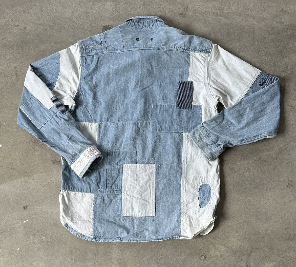 Oshkosh VINTAGE OSHKOSH PATCHWORK BORO BUTTON DOWN Size US M / EU 48-50 / 2 - 5 Thumbnail