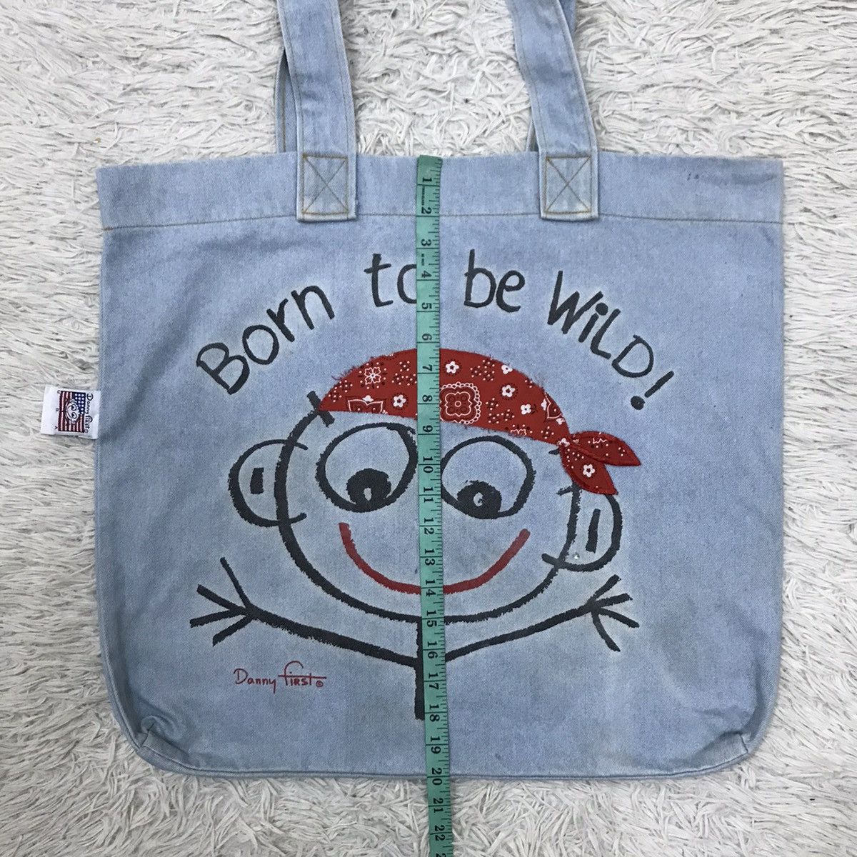 Vintage VINTAGE 90s DANNY FIRST DENIM TOTE BAG Size ONE SIZE - 10 Thumbnail