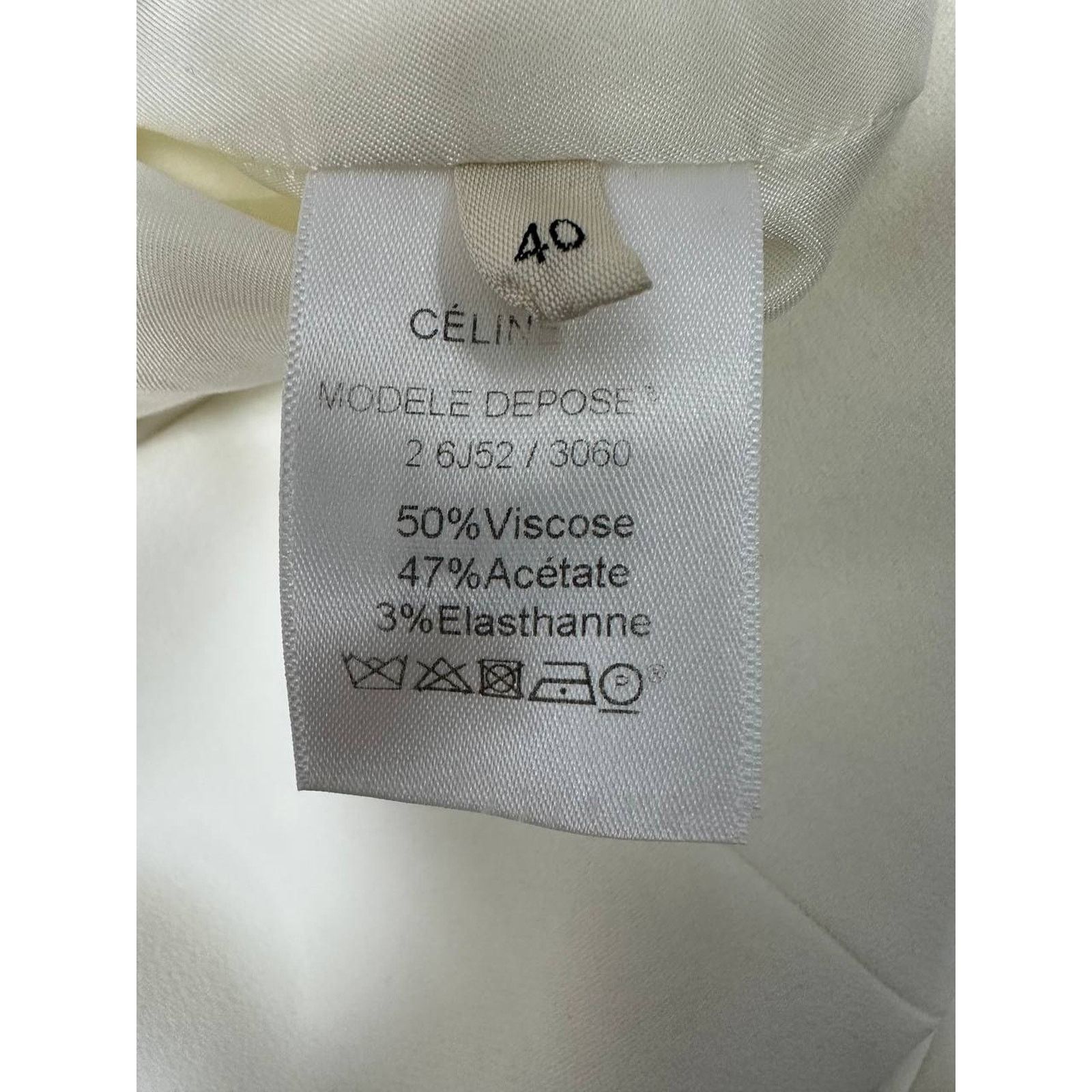Celine Celine Refined Black White Mini Dress Sz.40 Size M / US 6-8 / IT 42-44 - 3 Thumbnail
