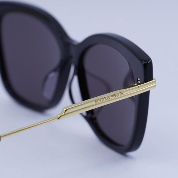 Bottega Veneta 🕶️ New Bottega Veneta BV1296SA 001 Sunglasses - Black Frame Size ONE SIZE - 6 Thumbnail