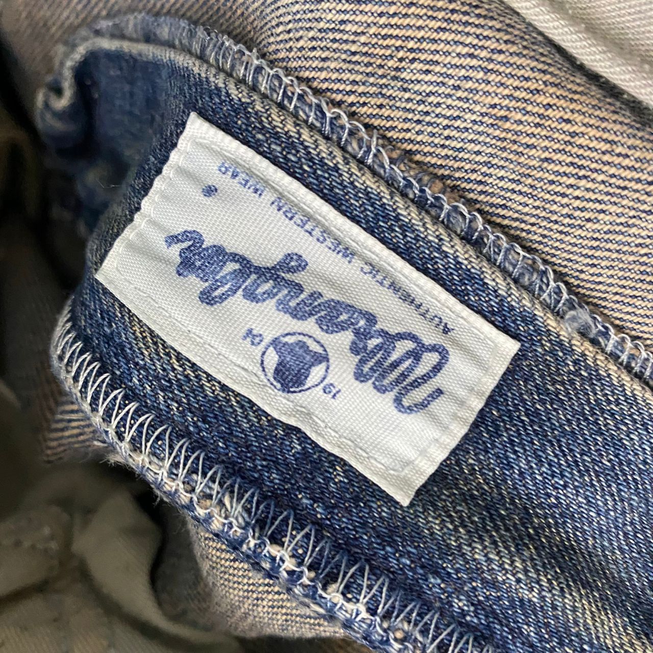 Vintage 💥Flare💥Vintage Wrangler Distressed Denim Size US 30 / EU 46 - 15 Thumbnail