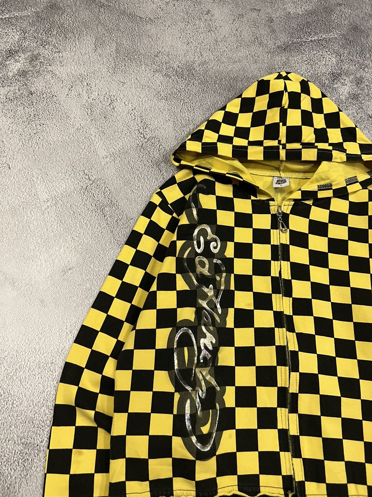 Ed Hardy Vintage Y2k Ed Hardy Tiger 🐅 Striped Zip Hoodie 00’s Size M / US 6-8 / IT 42-44 - 4 Thumbnail