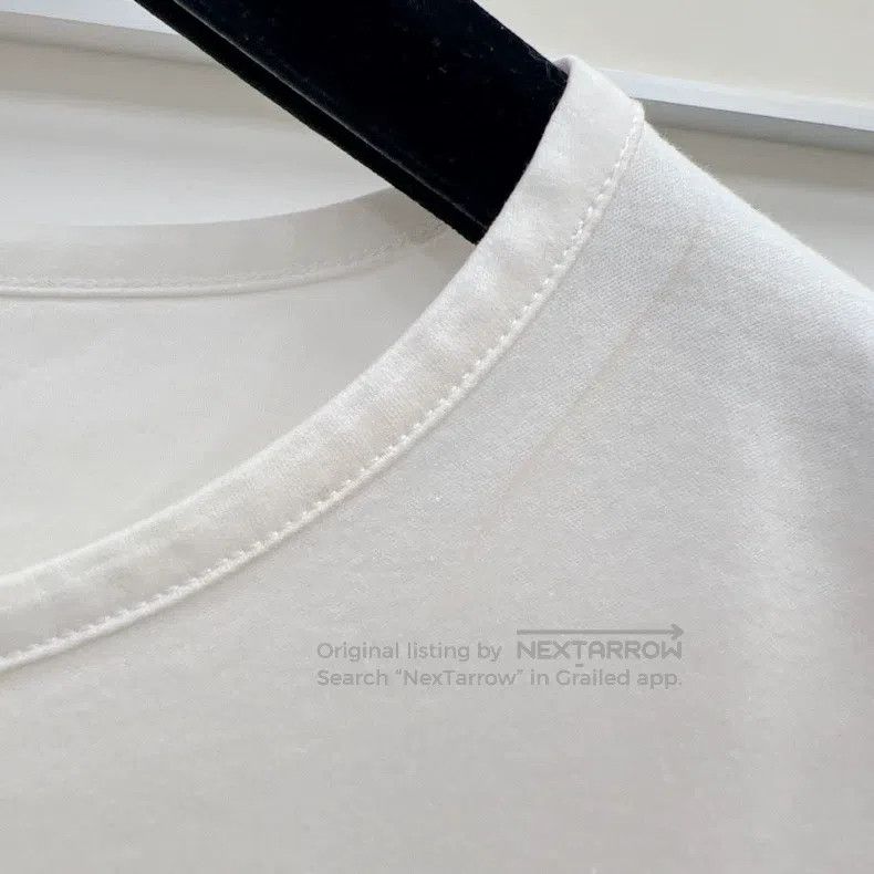 Hermes Hermes White letter short sleeve T-shirt Size XXS / US 00 / IT 34 - 8 Thumbnail