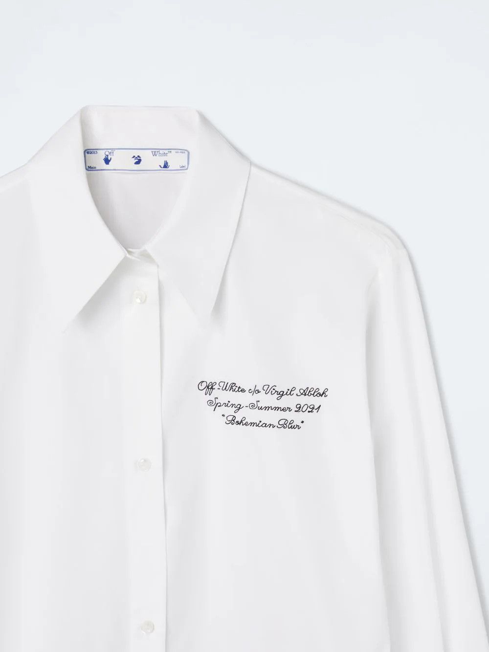 Off-White o1mle0824 Plisse Shirt Dress in White Size S / US 4 / IT 40 - 3 Thumbnail