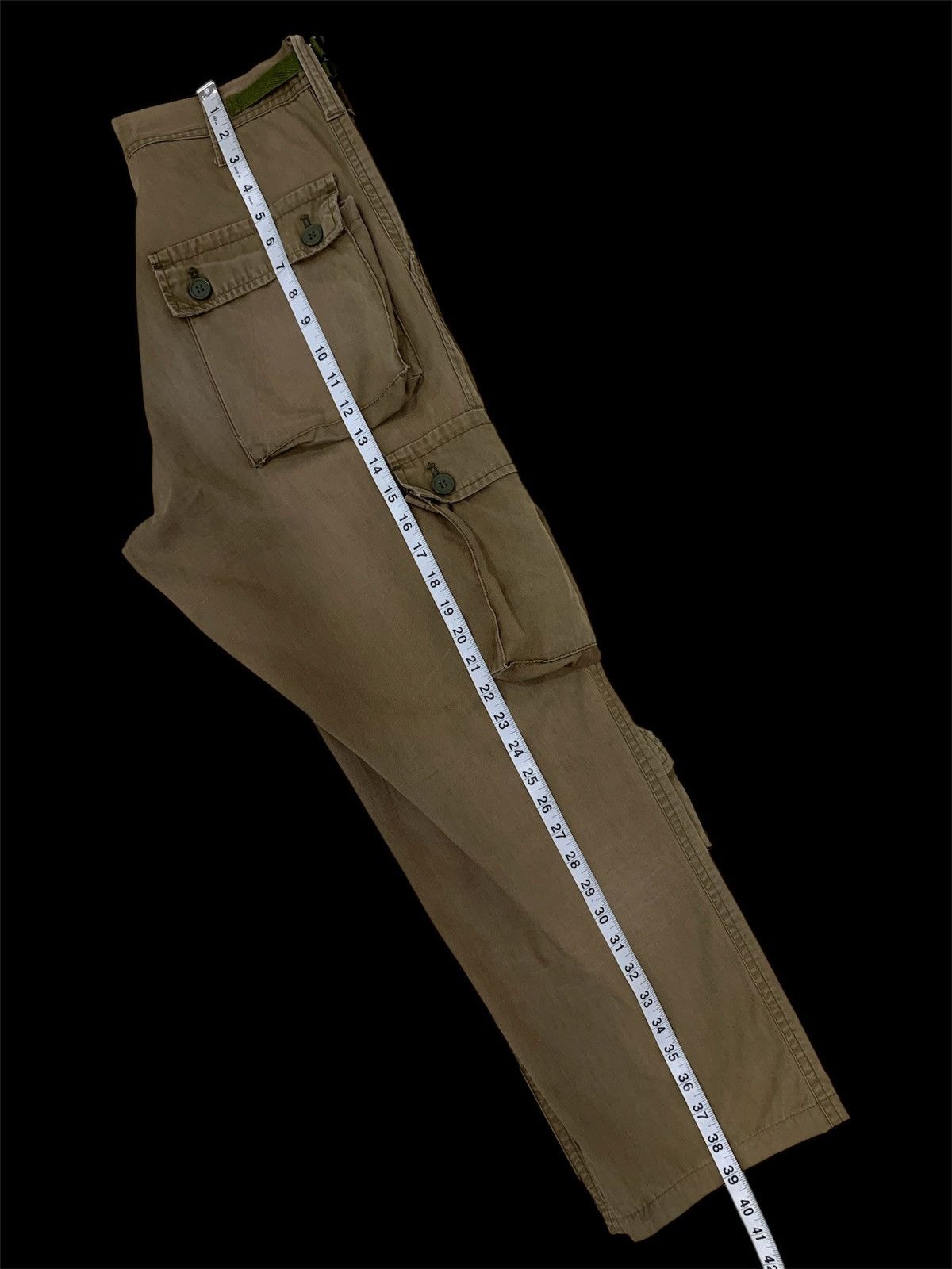 Bape Vintage A Bathing Ape Bape Distressed Cargo Pant Size US 30 / EU 46 - 25 Thumbnail