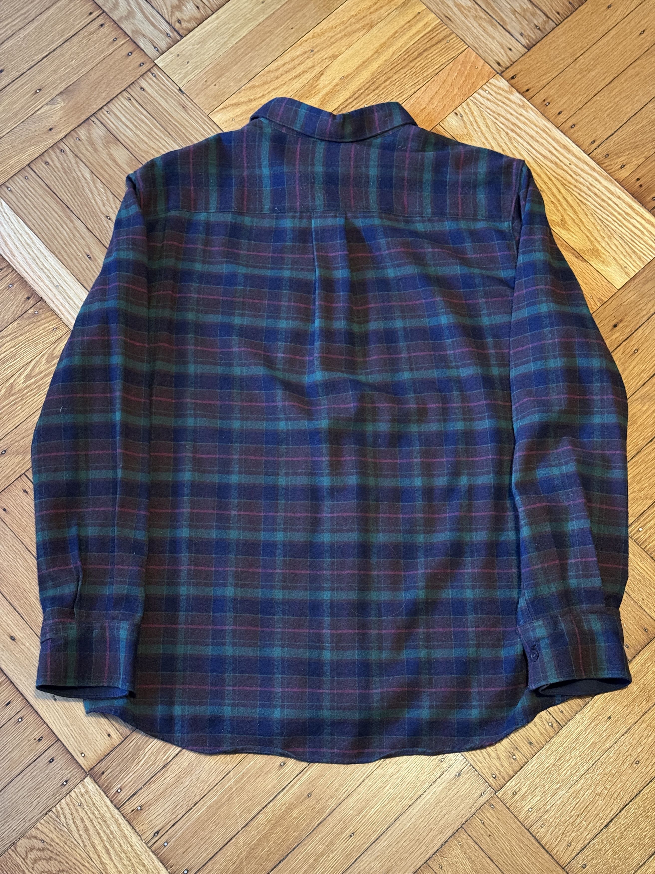 A.P.C. Plaid Wool Flannel Shirt Size US L / EU 52-54 / 3 - 2 Thumbnail